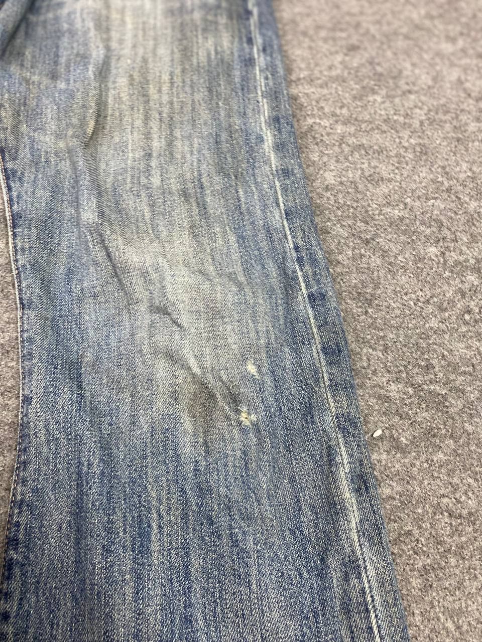Hysteric Glamour thee hysteric xxx bootcut flare distressed denim nice design Size US 35 - 18 Thumbnail