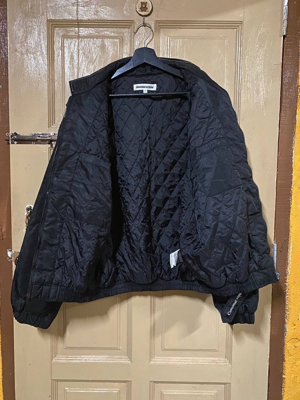 Vintage Vintage 90s Bridgestone Racing Bomber Jacket Size US L / EU 52-54 / 3 - 20 Thumbnail