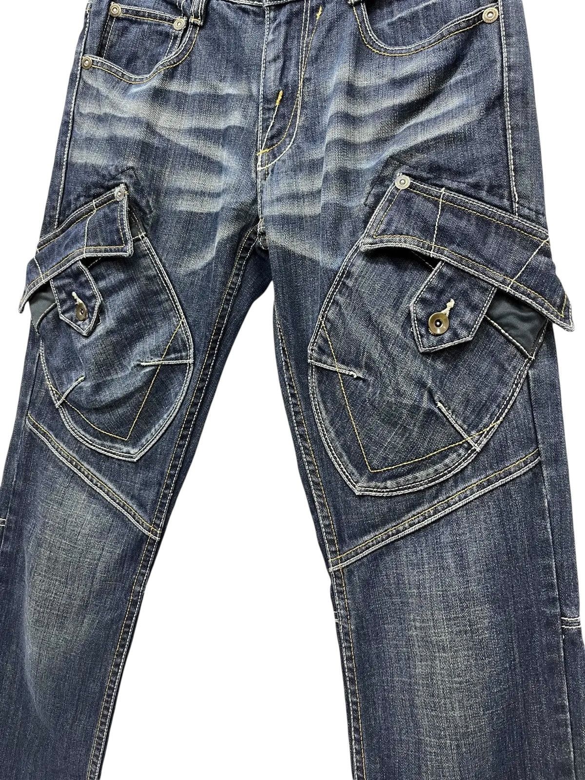 Japanese Brand RARE🔥IKKA Slant Front Pocket Bush Cargo Undercover Style Size US 29 - 1 Thumbnail