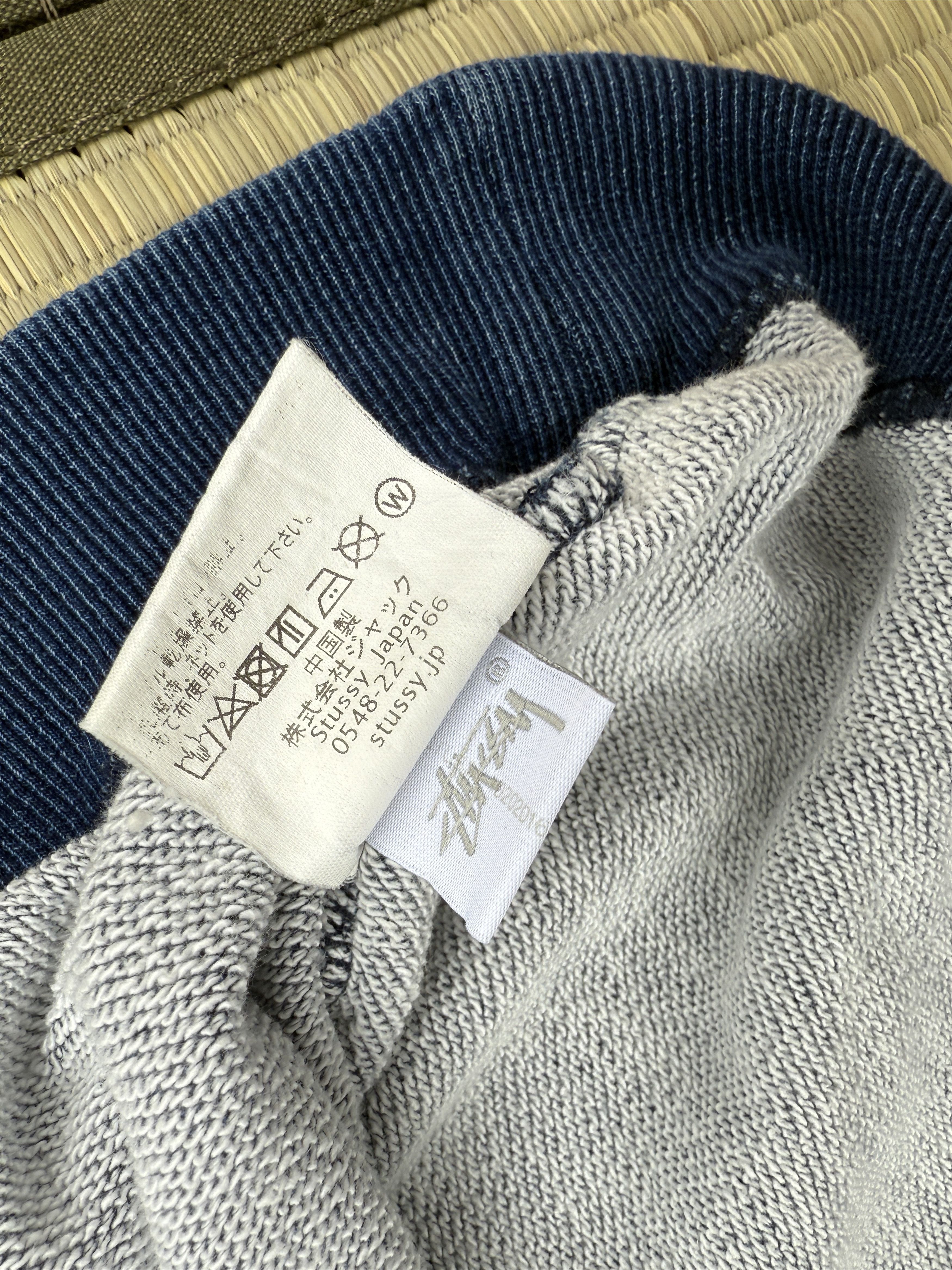 Stussy Indigo SS Crewneck Size US M / EU 48-50 / 2 - 6 Thumbnail
