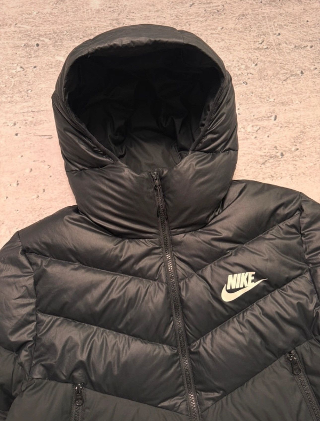 Nike × Nike ACG NIKE PUFFER DOWN BASIC LOGO OVERSIZE NYLON JACKET Size US L / EU 52-54 / 3 - 3 Thumbnail