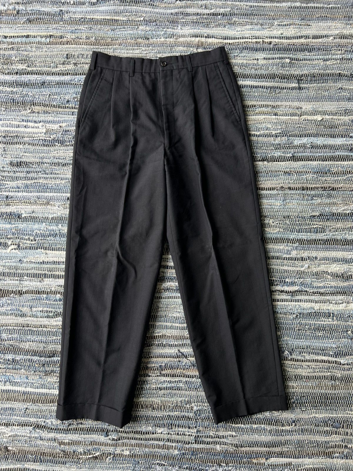 Junya Watanabe AW90 Comme des Garçons Home Deux Gabardine 🎈Trousers Pants Size US 31 - 3 Thumbnail