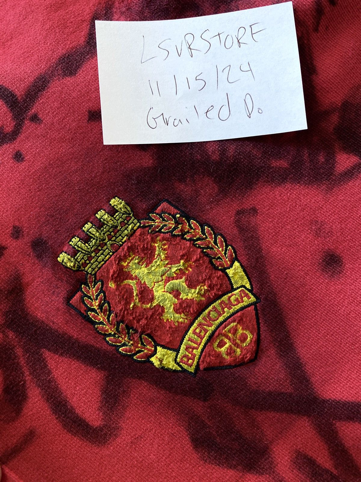 Balenciaga Balenciaga Red Skater Graffiti Zip Hoodie SS23 Large Size US L / EU 52-54 / 3 - 7 Thumbnail