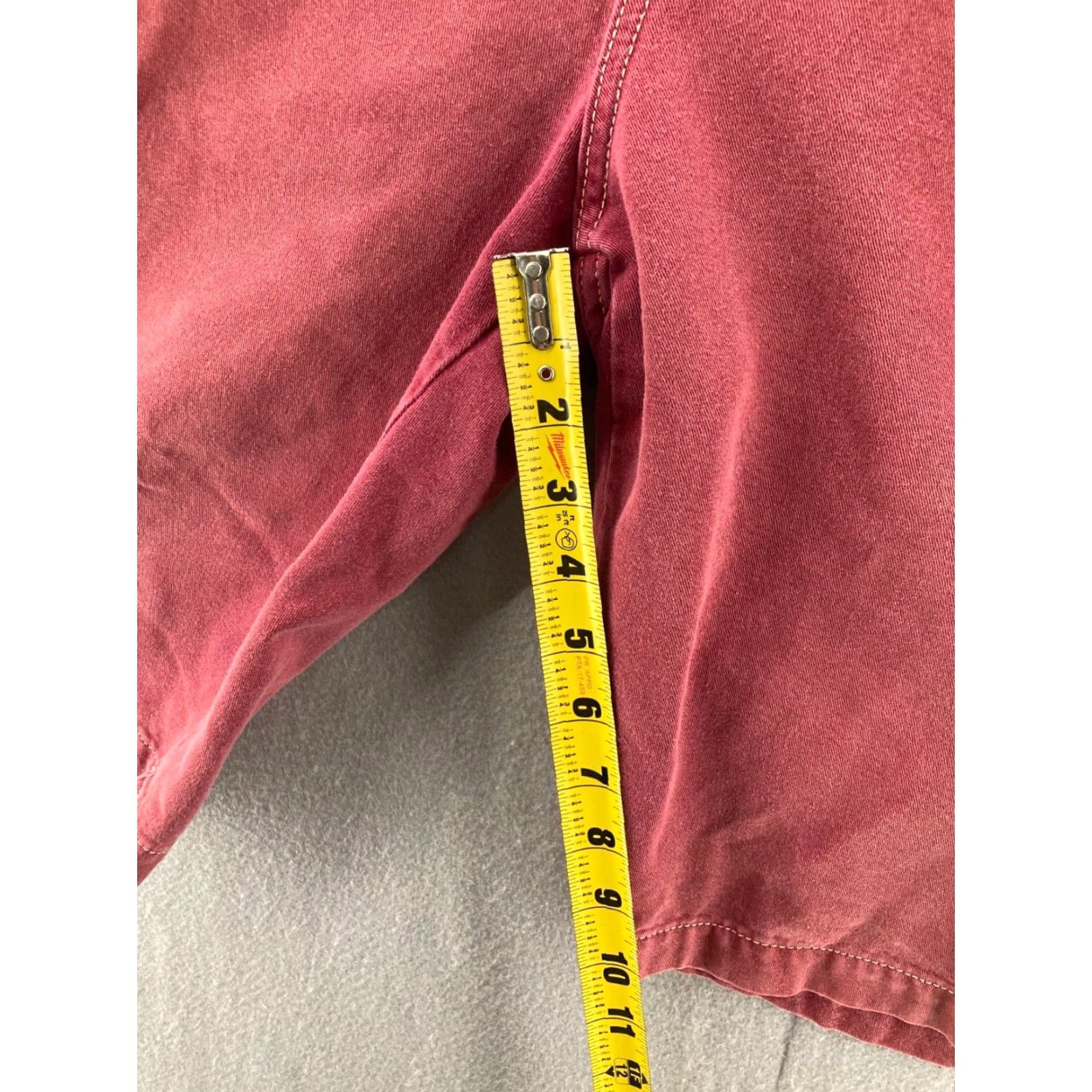 Vintage VINTAGE Union Bay Bermuda Shorts Mens 32 Red Regular Inseam 10in Belt Loops 5-Pocket Men's Casual Summer 90s Style Size US 32 / EU 48 - 5 Thumbnail