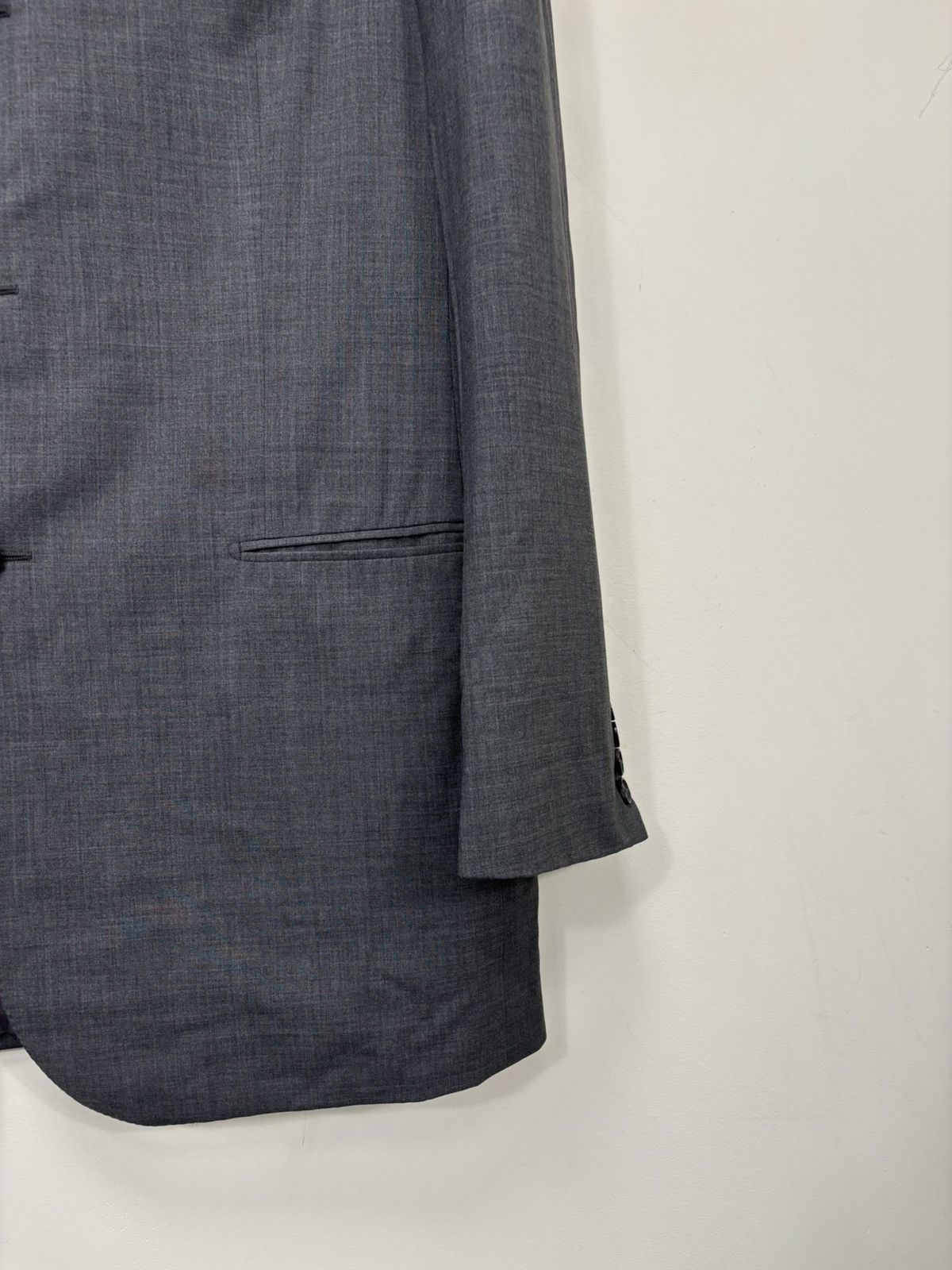 Isaia Isaia 3-Buttons Men’s Formal Super 120’s Wool Blazer Jacket Size 46L - 5 Thumbnail