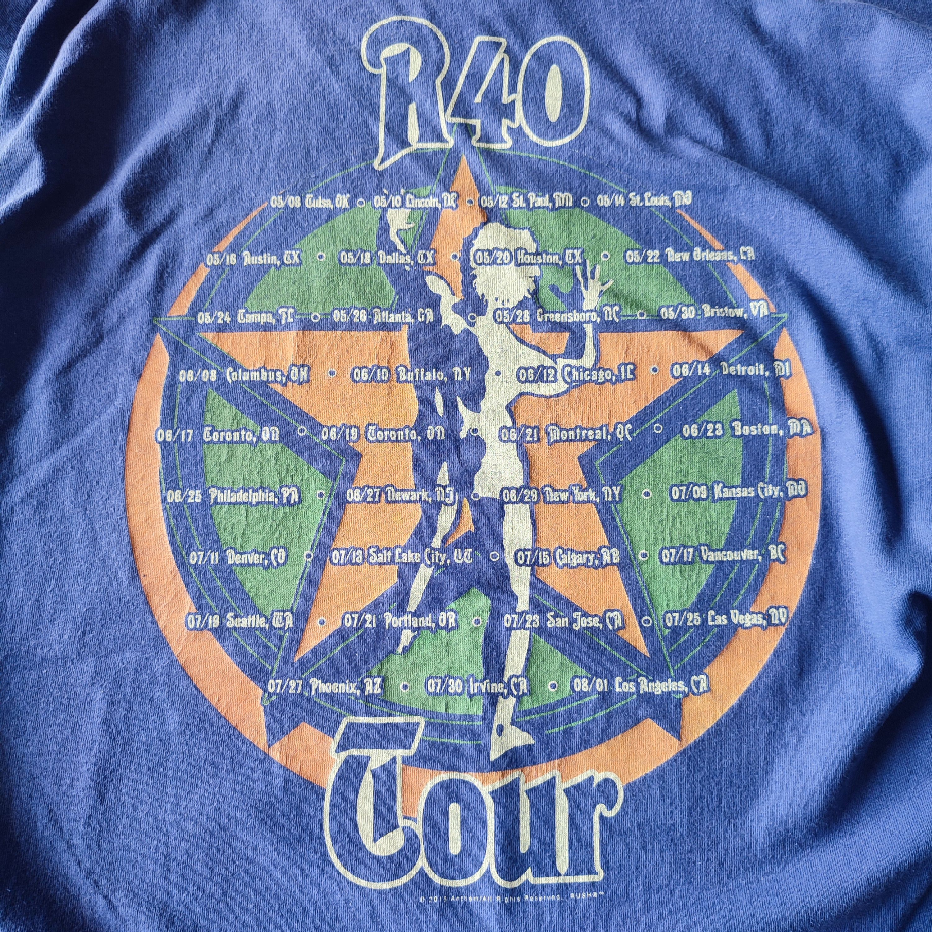 Band Tees × Vintage RUSH R40 TOUR T SHIRT Size US XXL / EU 58 / 5 - 5 Thumbnail