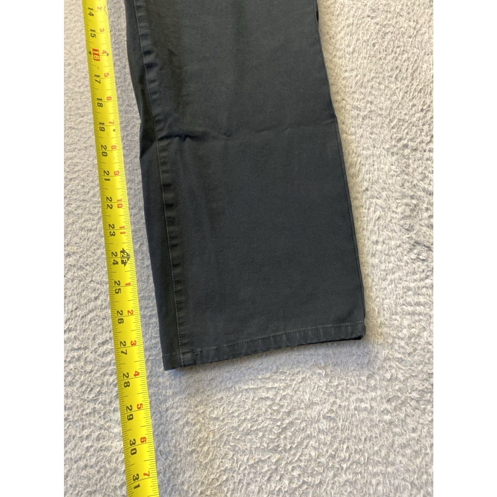 Bonobos Bonobos Slim Chino Pants Mens 36x28 Black Five Pocket Stretch Cotton Spandex Flat Front Straight Leg Casual Travel Button Zip Logo Size US 36 / EU 52 - 4 Thumbnail