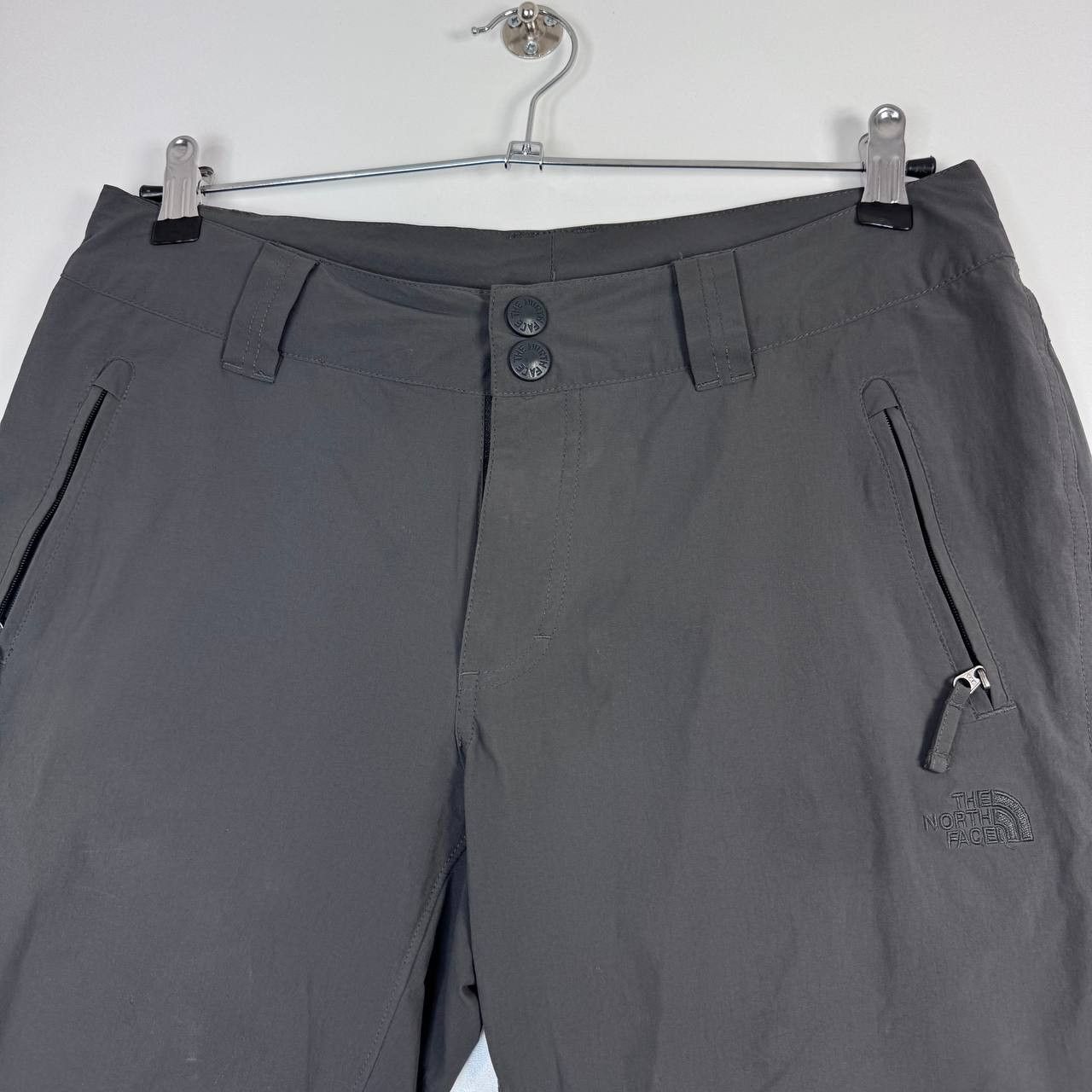 The North Face The North Face Womens Hiking Shorts Black Outdoor Zip S Size 33" - 2 Thumbnail