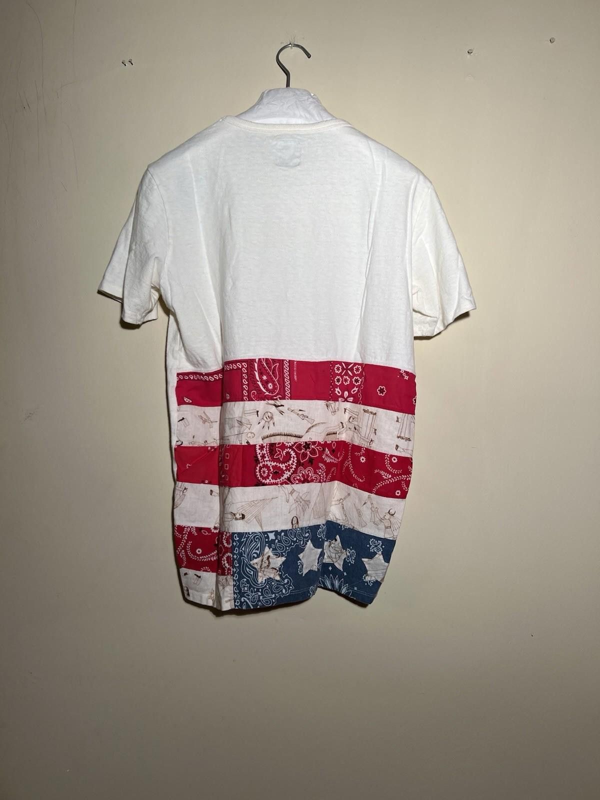 Visvim Pre-Owned VISVIM Bandana Jumbo Tee S/S Stars T-Shirt Size 2 Size US M / EU 48-50 / 2 - 4 Thumbnail