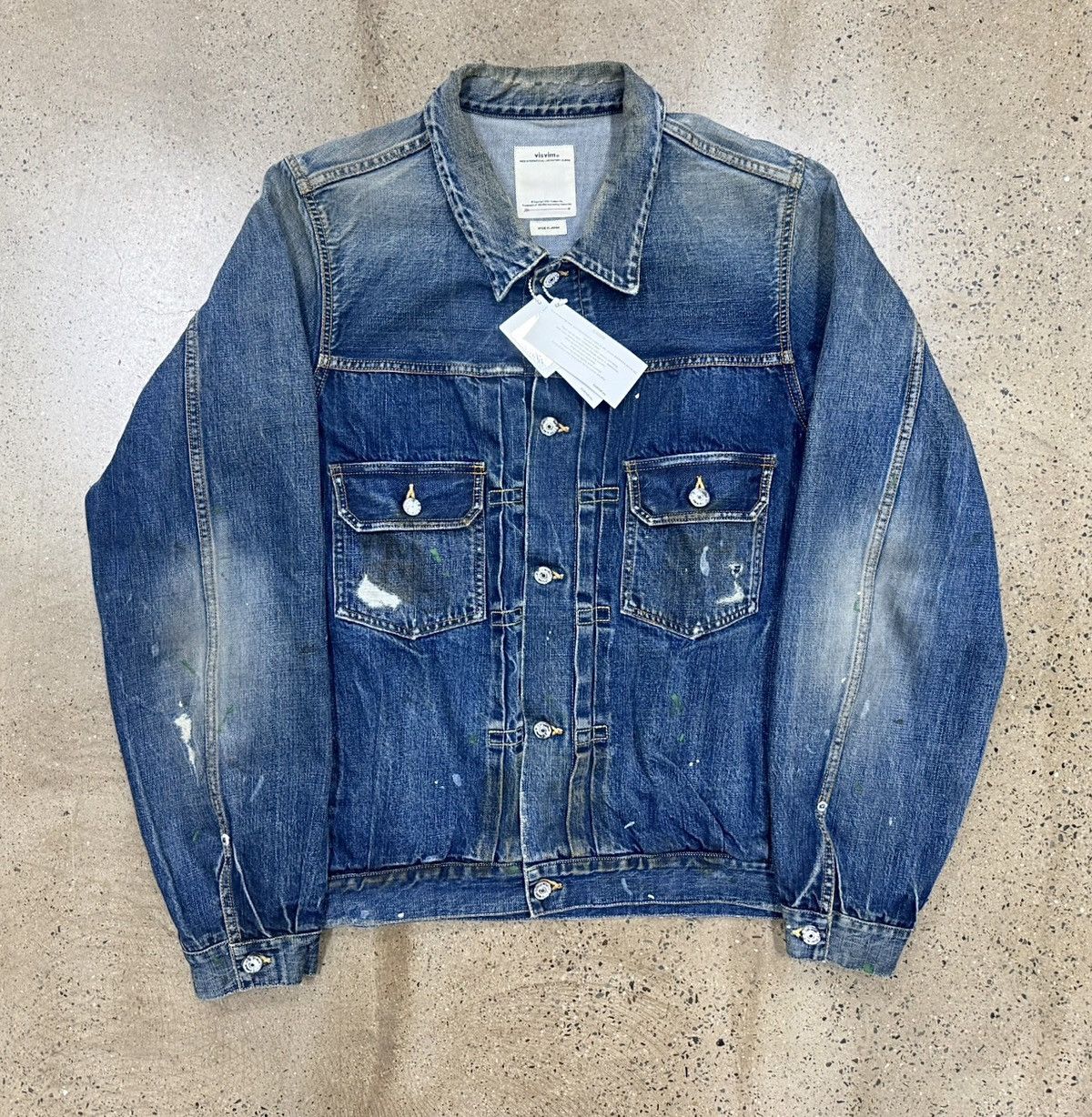 Visvim VISVIM 19SS 101 JKT JUMBO DRY DMGD-1005 DRY5 Size US L / EU 52-54 / 3 - 1 Thumbnail