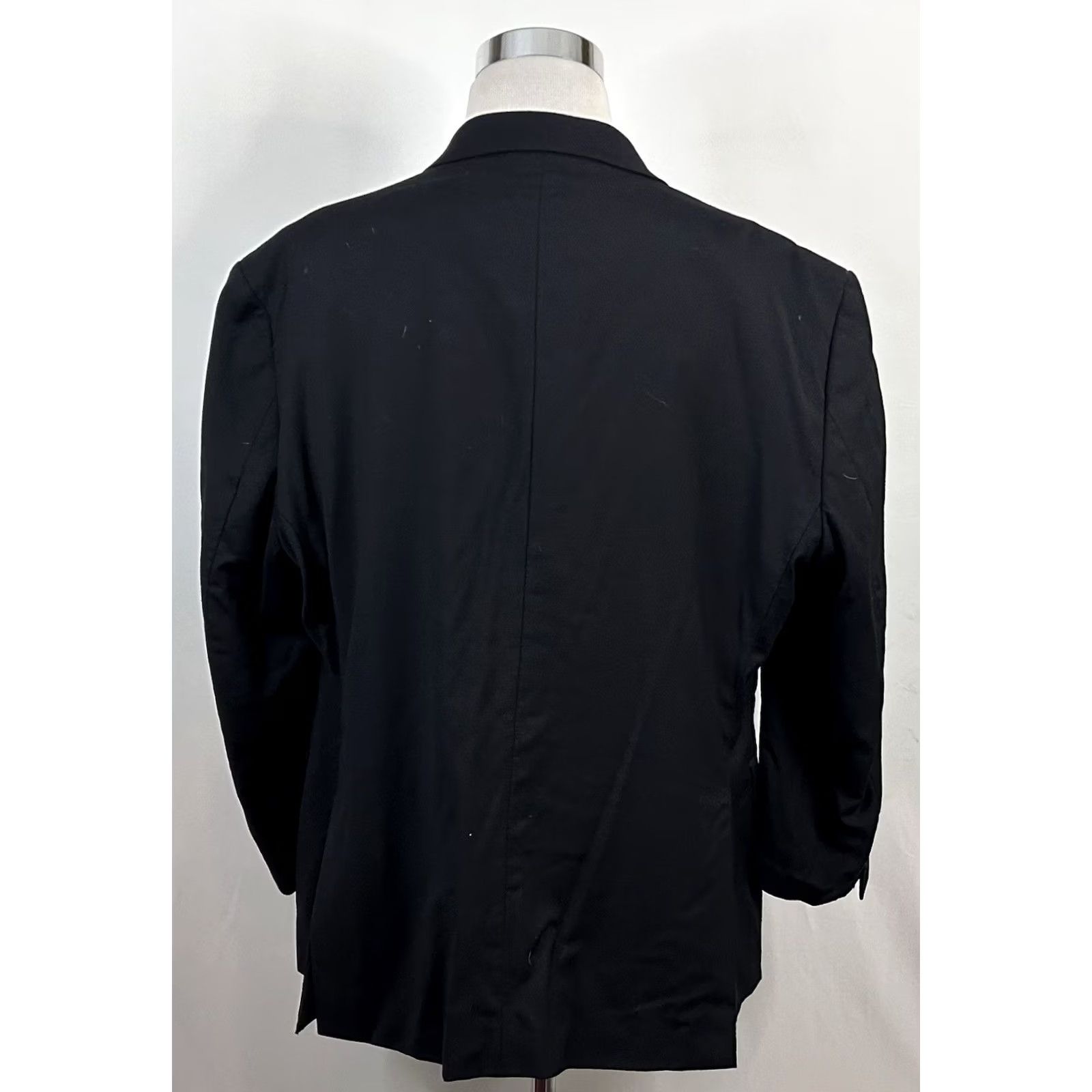 Jos. A. Bank Jos A Bank Sport Coat 50R Black Tailored Fit brrr Comfort Two Button Double Vent Size US XS / EU 42 / 0 - 6 Thumbnail