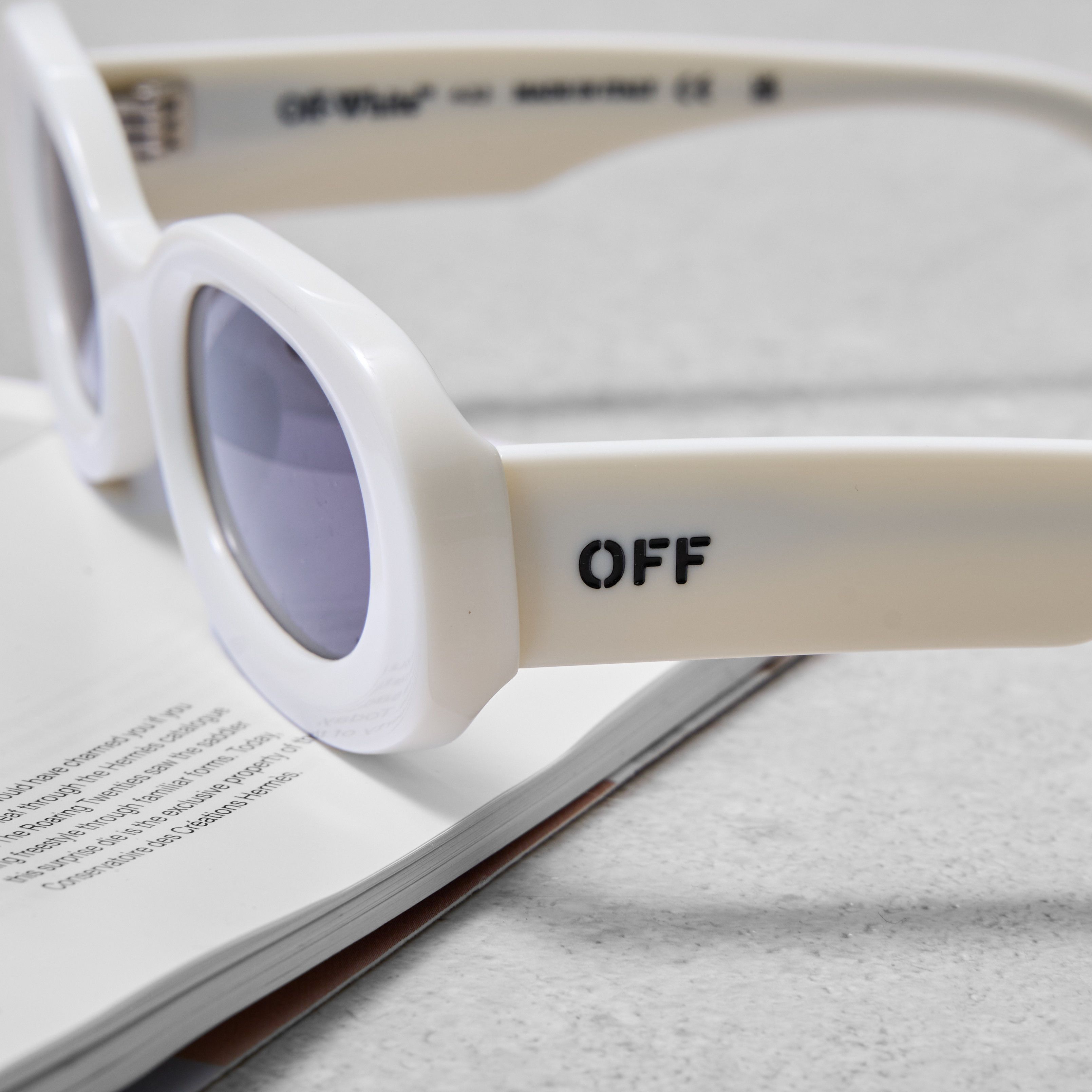 Off-White OFF WHITE Amalfi Oval-Frame Sunglasses Size ONE SIZE - 5 Thumbnail