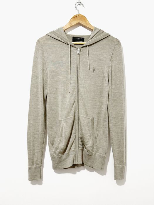 All saints merino online wool hoodie