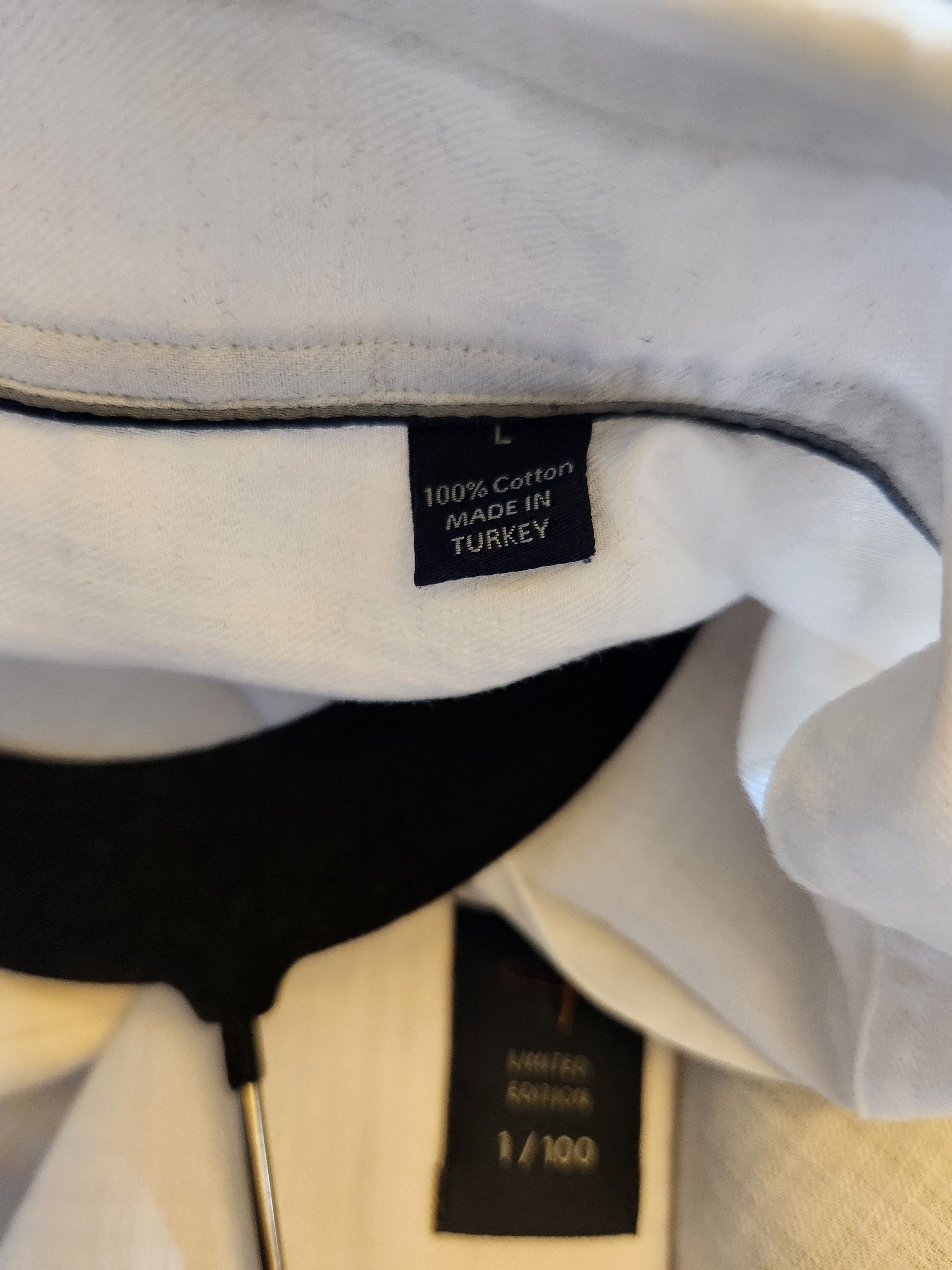 Designer Calder Carmel Long Sleeve Button Front Dress Shirt Size US L / EU 52-54 / 3 - 5 Thumbnail