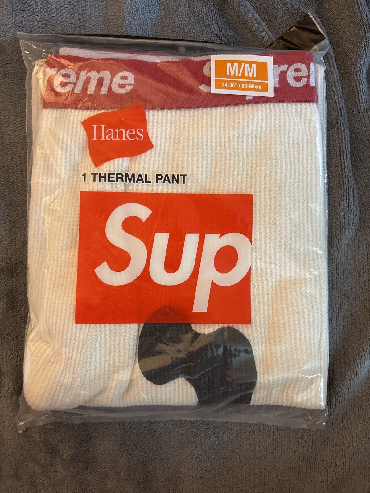 Hanes × Supreme Supreme x Hanes Bones Thermal Pant Size US 34 / EU 50 - 1 Thumbnail