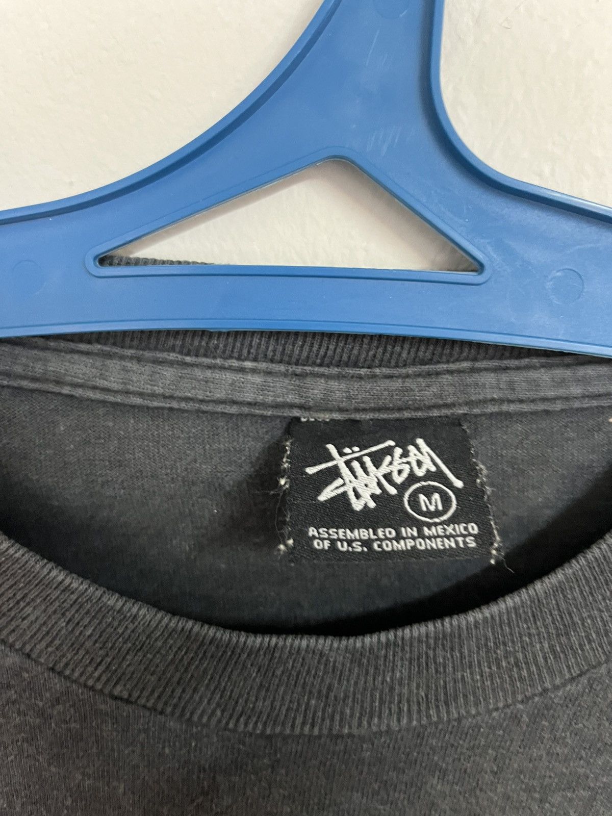 Stussy 💥DELETE💥Vintage Y2K Stussy Splash Logo Sunfaded Black Size US M / EU 48-50 / 2 - 5 Thumbnail