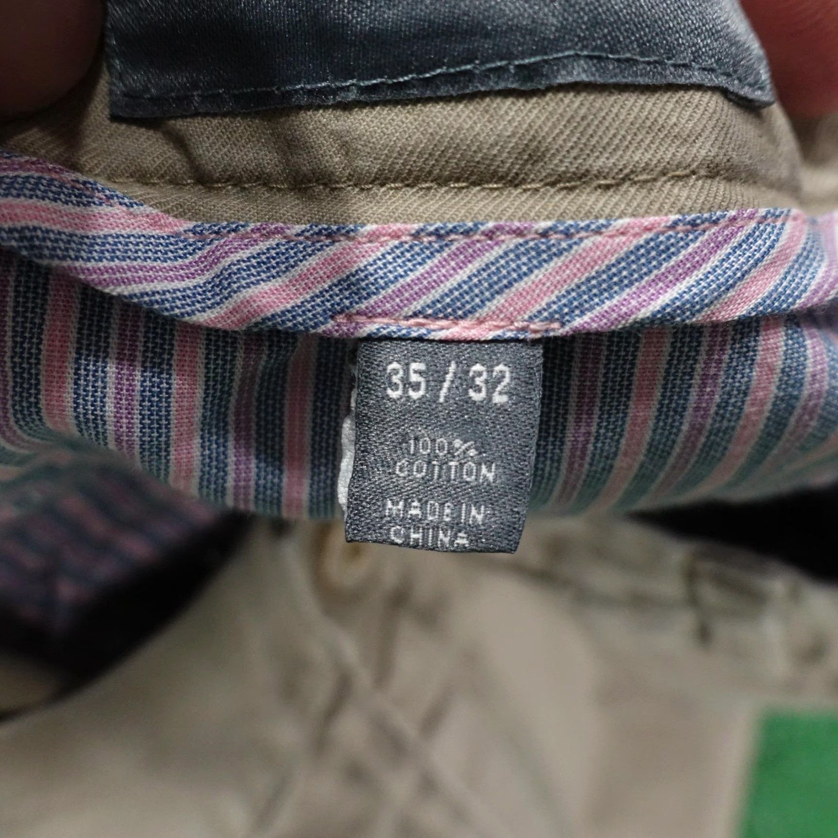Bonobos VINTAGE? Wait—No. Bonobos Chino Pants Mens 35x32 Khaki Flat Front Straight Cotton Casual Pants Mens Beige 36 Waist 32 Inseam Size US 35 - 7 Thumbnail