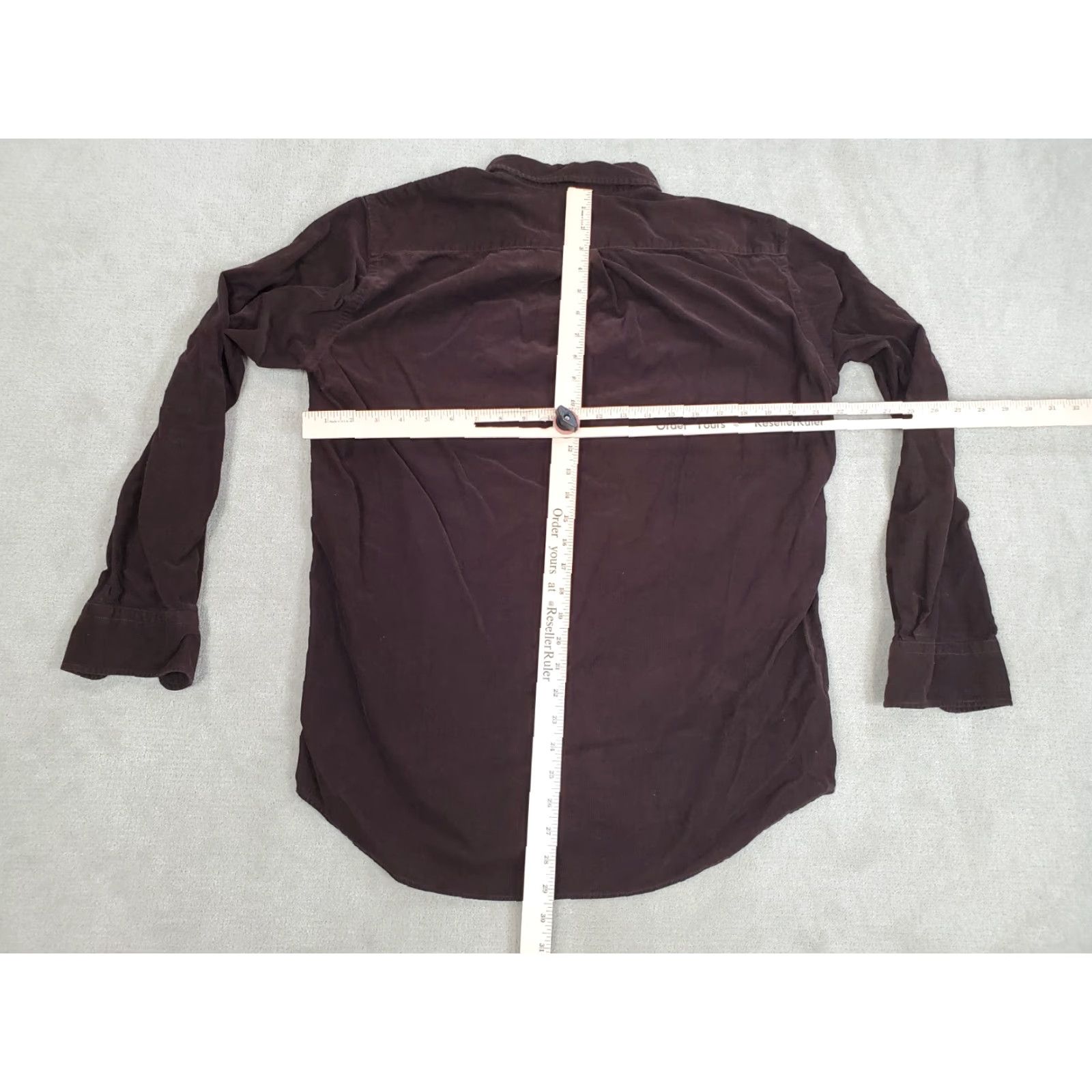 Uniqlo Uniqlo Shirt Mens XL Brown Corduroy Button-Up Long Sleeve Collared Casual Size US XL / EU 56 / 4 - 5 Thumbnail