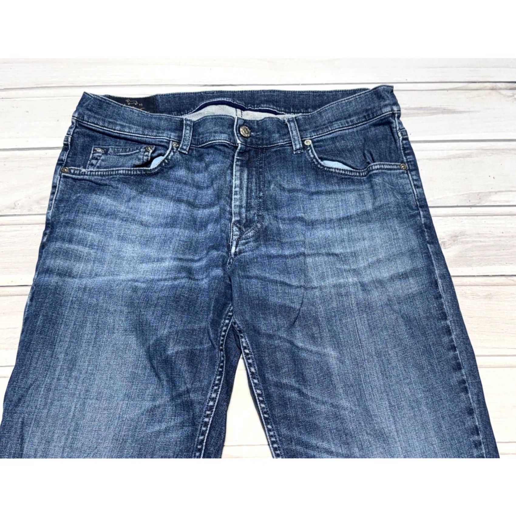 Harmont & Blaine Harmont & Blaine Jeans Mens 36 Blue Straight Leg Denim W1360 IE Made in EU Jeans Mens 36 Blue Straight Denim W1360 Size US 36 / EU 52 - 6 Thumbnail