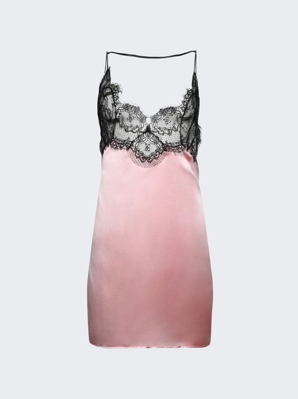 Gucci o1la5ras0526 Viscose Silk Lace Dress in Pink/Black Size M / US 6-8 / IT 42-44 - 1 Thumbnail