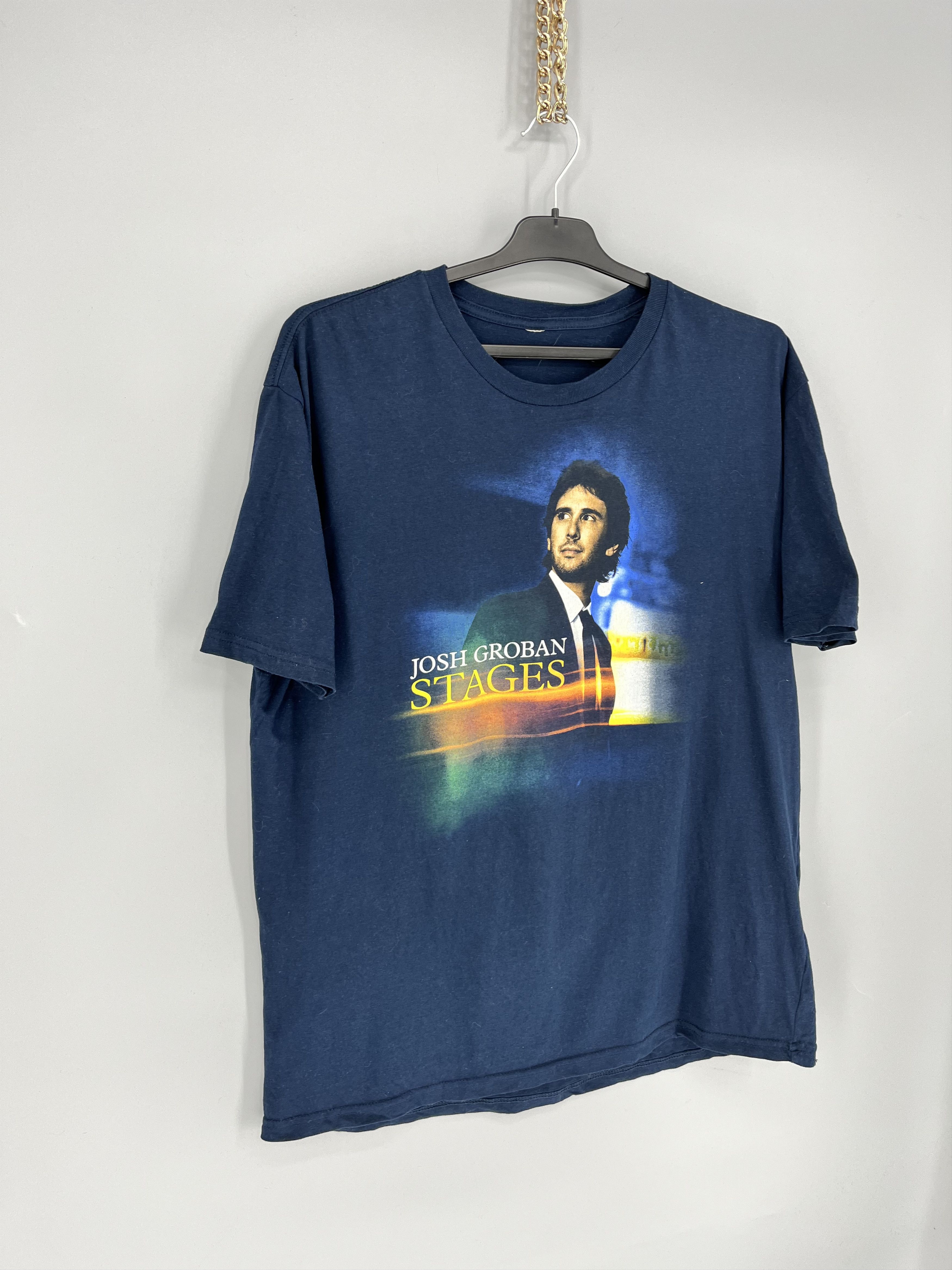 Band Tees × Vintage Josh Groban Stages Tour Concert Promo Shirt Rock Band Tee Size US L / EU 52-54 / 3 - 2 Thumbnail