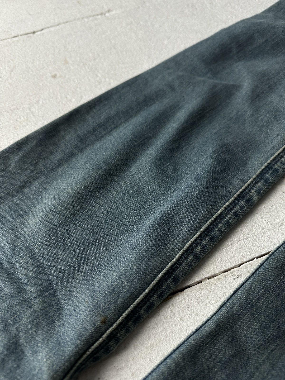 Armani 🚨 ARMANI JEANS WOMEN BLUE DENIM PANTS RINGSTONES Y2K Size 27" / US 4 / IT 40 - 13 Thumbnail