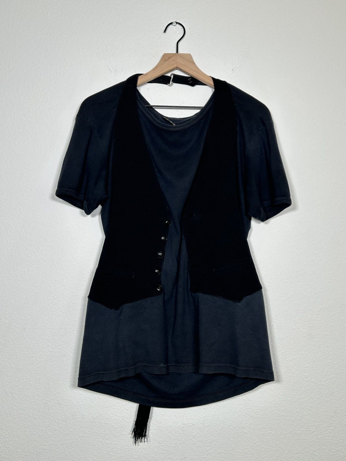 Maison Margiela SS05 ARTISANAL Reconstructed Vest Shirt Size US M / EU 48-50 / 2 - 1 Thumbnail