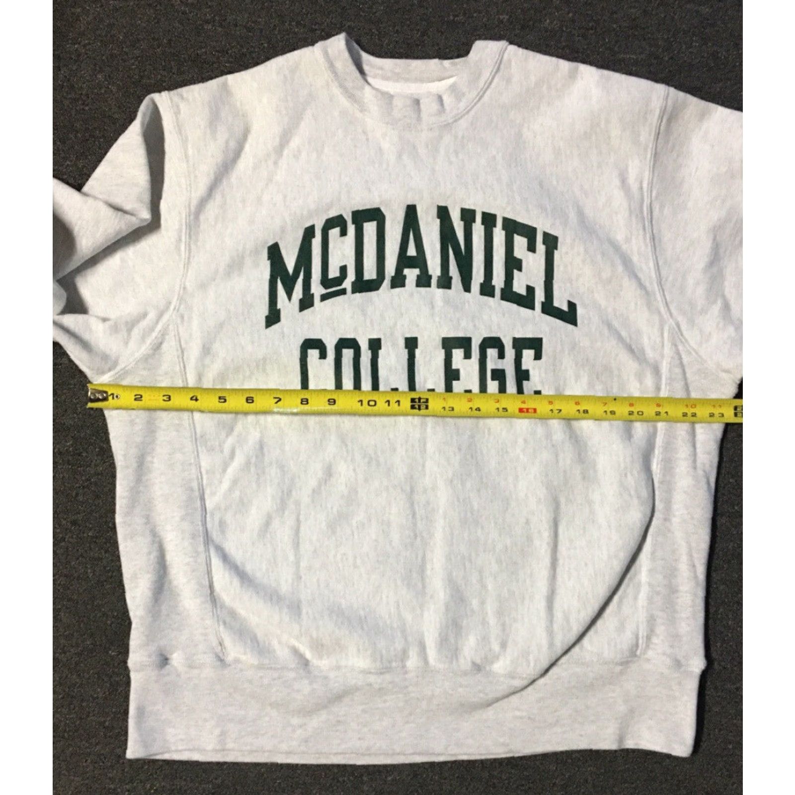 Champion VINTAGE Champion Sweatshirt McDaniel College Reverse Weave Gray M Mens 90s Grunge School Spellout Size US M / EU 48-50 / 2 - 6 Thumbnail