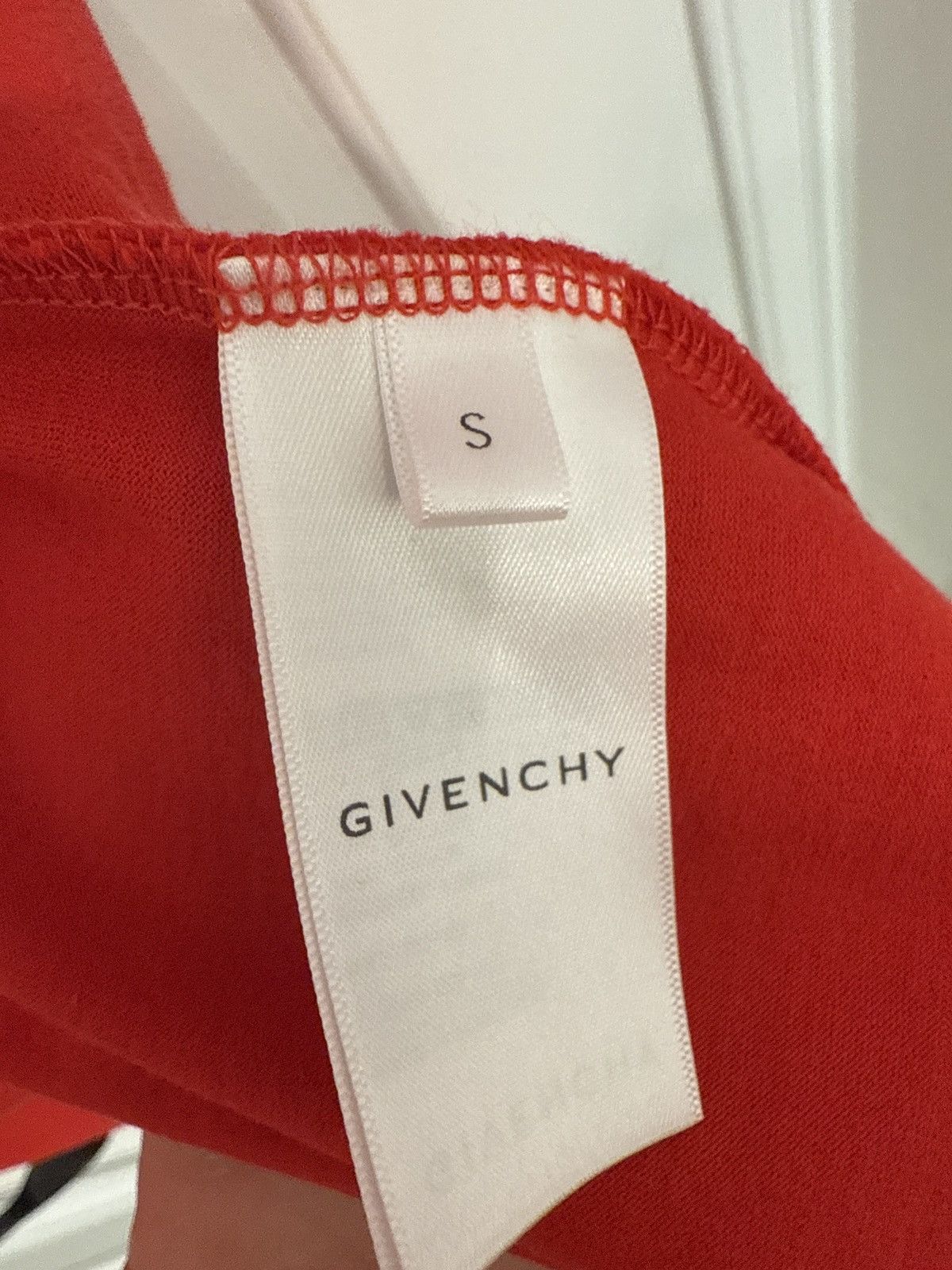 Givenchy Givenchy Paris Men’s Oversized T-Shirt Red Size US S / EU 44-46 / 1 - 5 Thumbnail