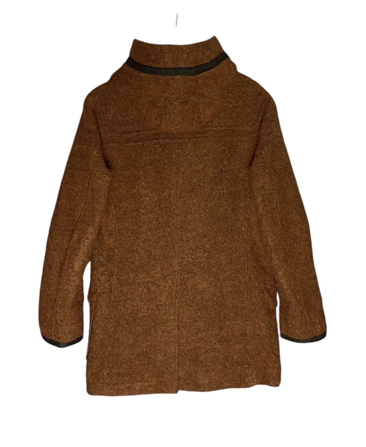 Japanese Brand × Morgan Homme 2000s Morgan Homme Duffle Wool Hooded Jacket Size US M / EU 48-50 / 2 - 3 Thumbnail