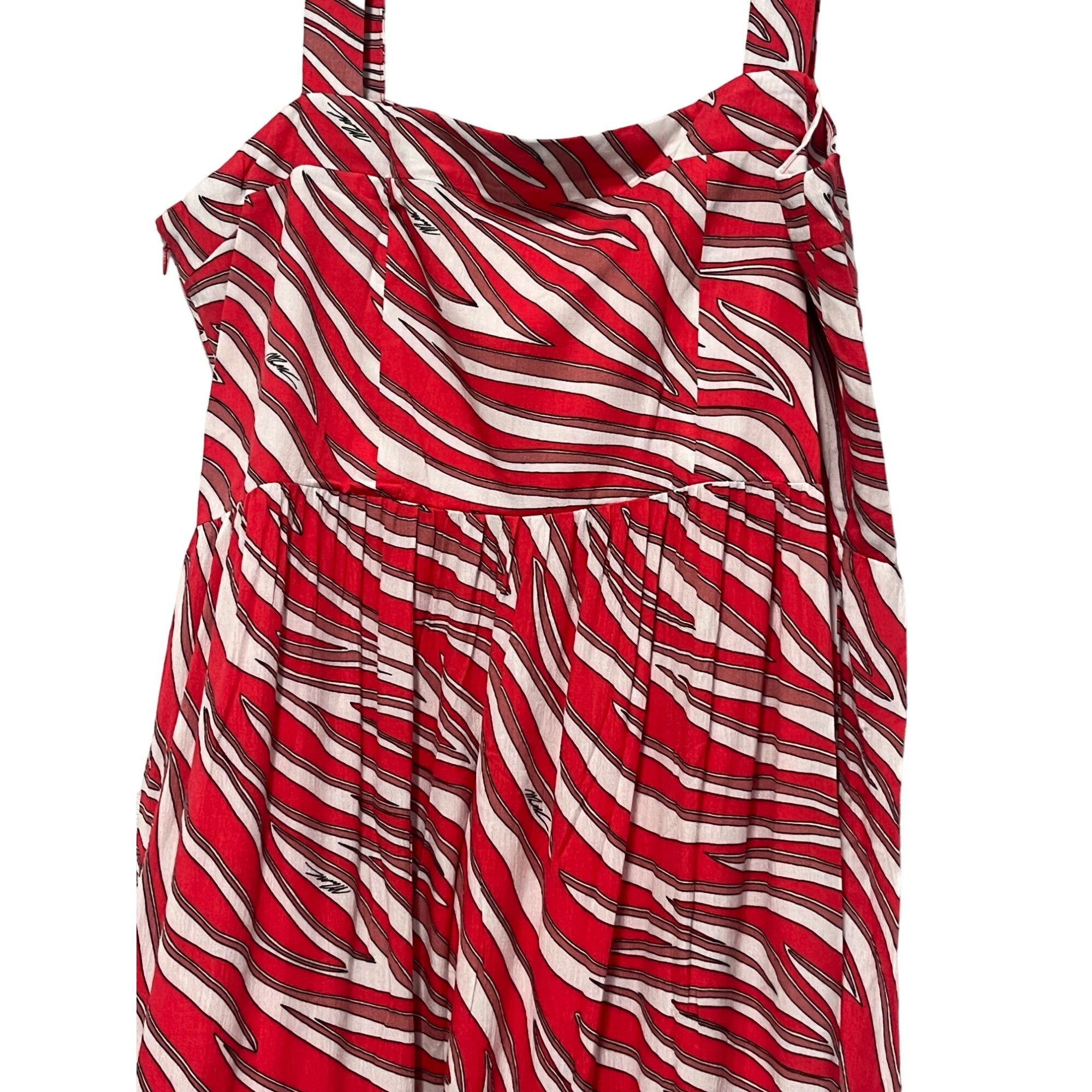 Other Michael Michael Kors Plus Size Zebra Midi Dress, Geranium, 1 Size ONE SIZE - 11 Thumbnail
