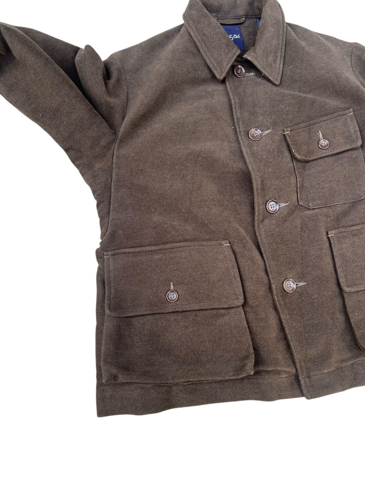 45rpm 45rpm Japan Suede Cotton Down Coat Cargo Jacket Size 2 Size US M / EU 48-50 / 2 - 6 Thumbnail