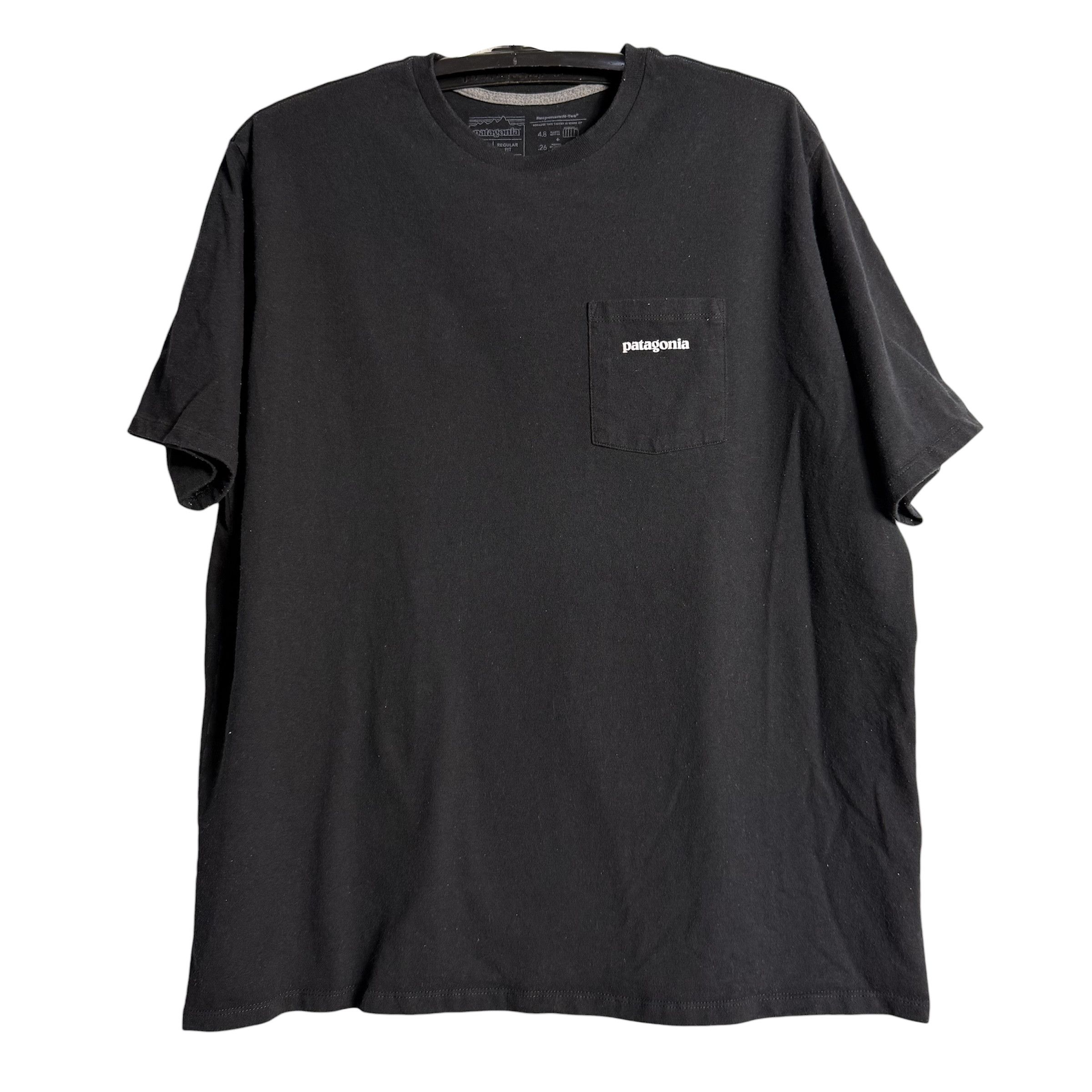 Patagonia 🔥RARE🔥Patagonia Big Logo Regular Fit Single Pocket T-shirt Size US L / EU 52-54 / 3 - 4 Thumbnail