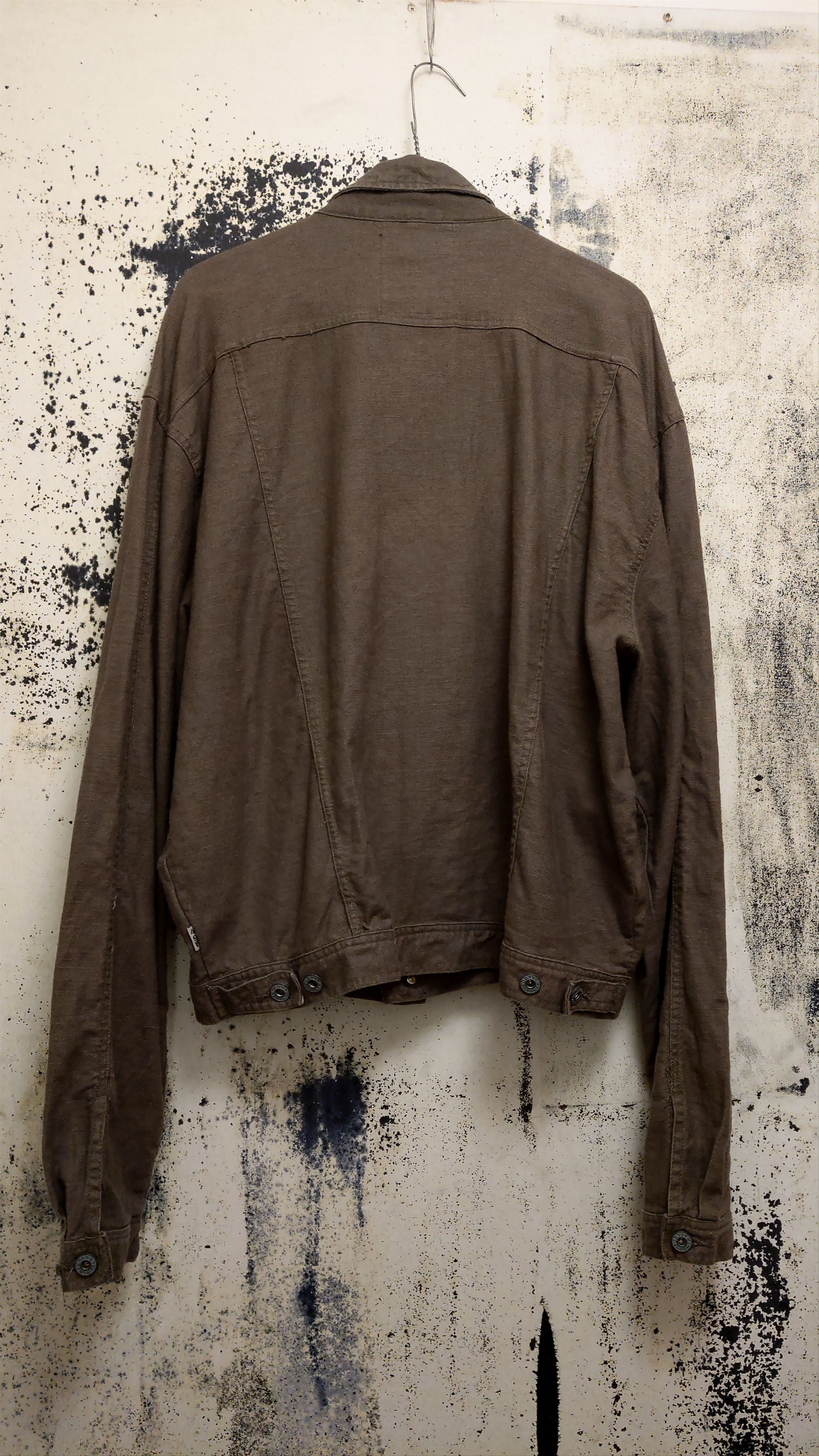Vintage Vintage Linen Worker Jacket Industrial Raw y2k opium Size US XL / EU 56 / 4 - 6 Thumbnail