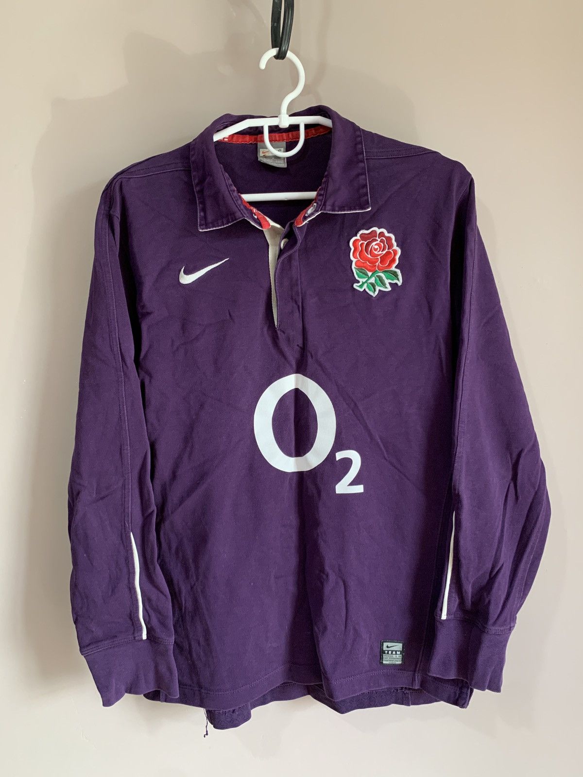 Nike × Vintage England 2011 Rugby Union Shirt Nike Vintage Jersey Retro S Size US S / EU 44-46 / 1 - 1 Thumbnail