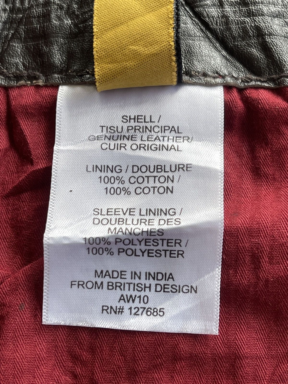 Superdry AW10 Superdry Brad Cuir Leather Jacket Size US S / EU 44-46 / 1 - 23 Thumbnail
