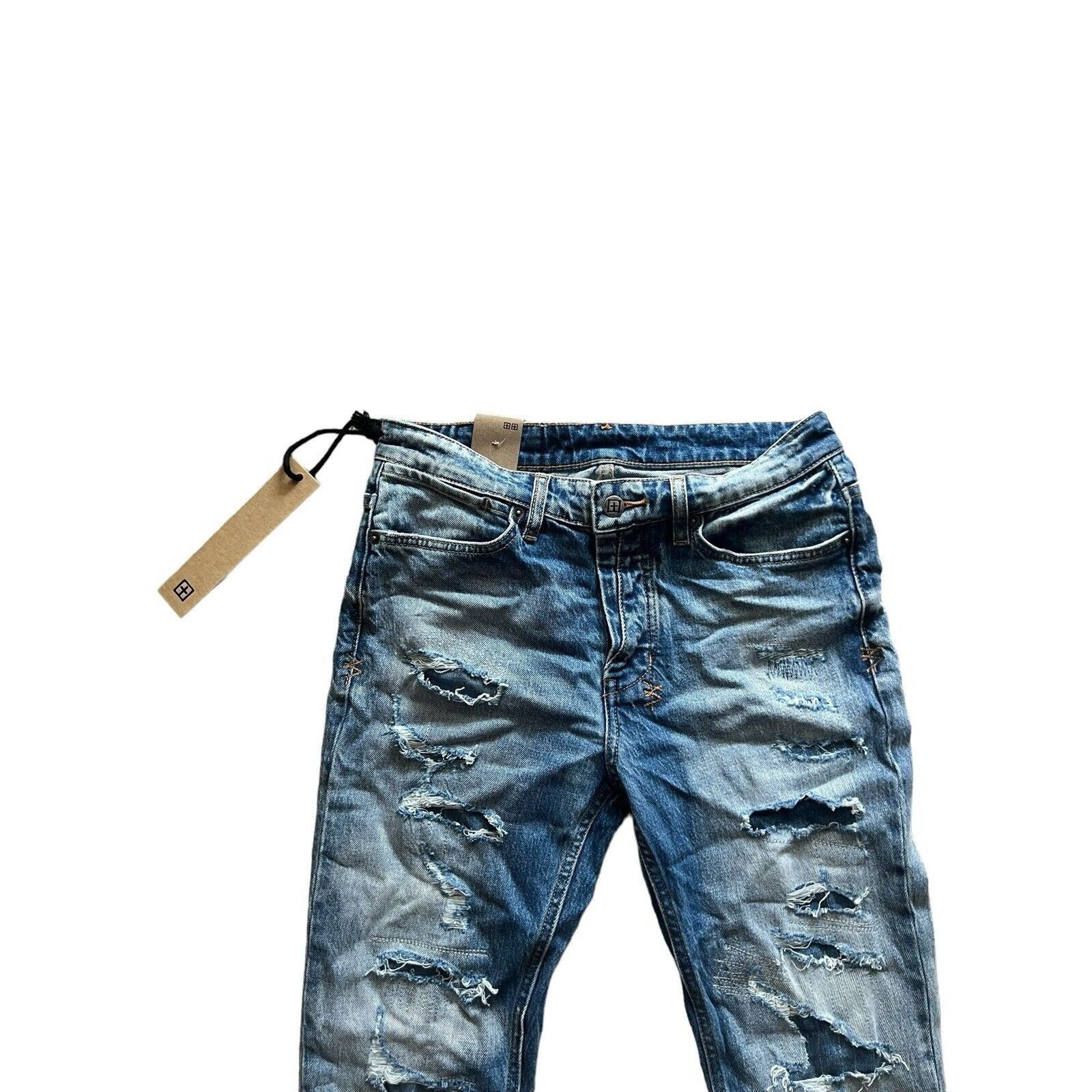 Ksubi Ksubi Jeans Mens Van Winkle Skinny Leg Blue $260 Size 30/32 Size US 30 / EU 46 - 2 Thumbnail