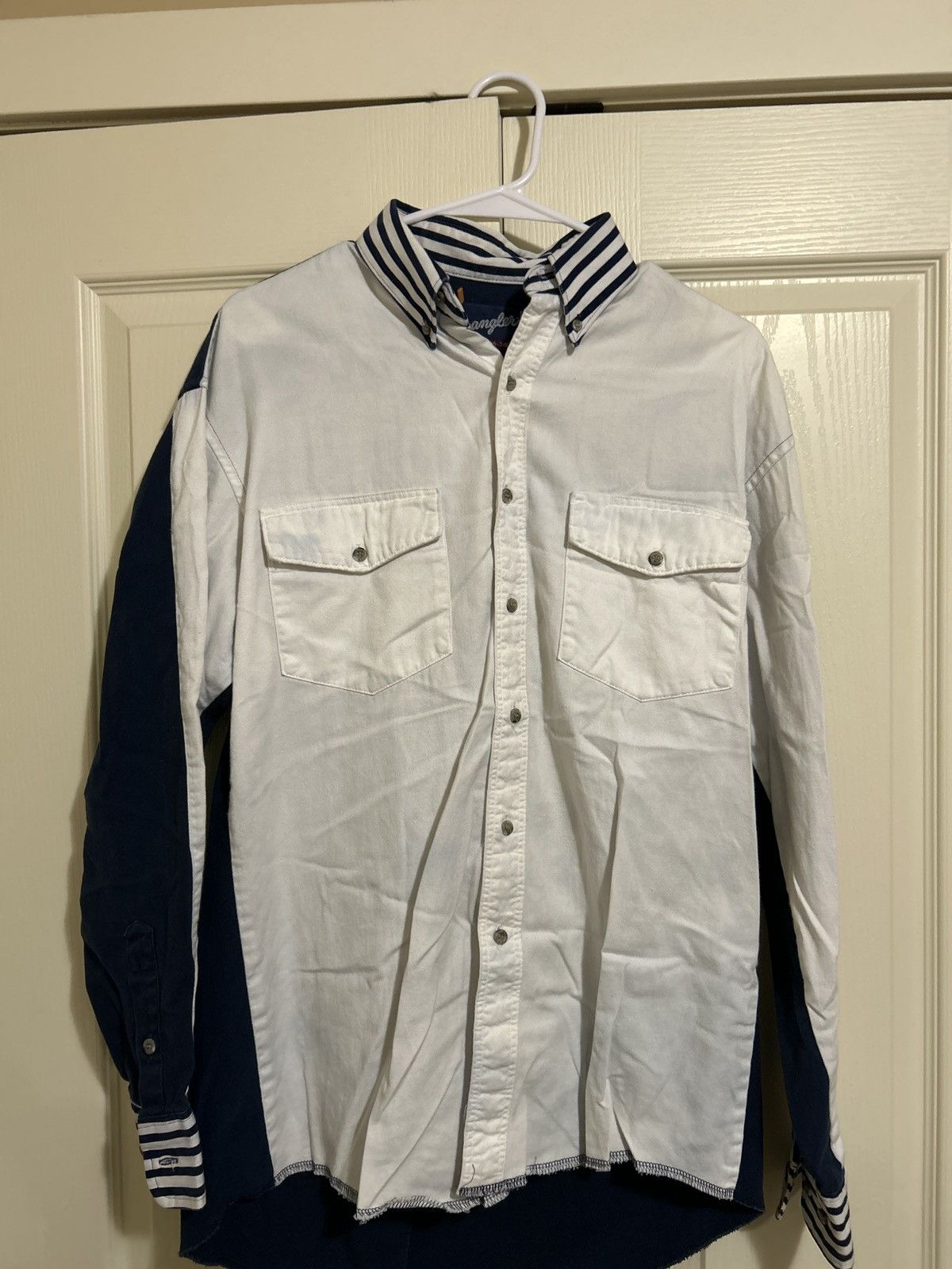 Vintage × Wrangler Vintage Wrangler western button up Size US XL / EU 56 / 4 - 1 Thumbnail