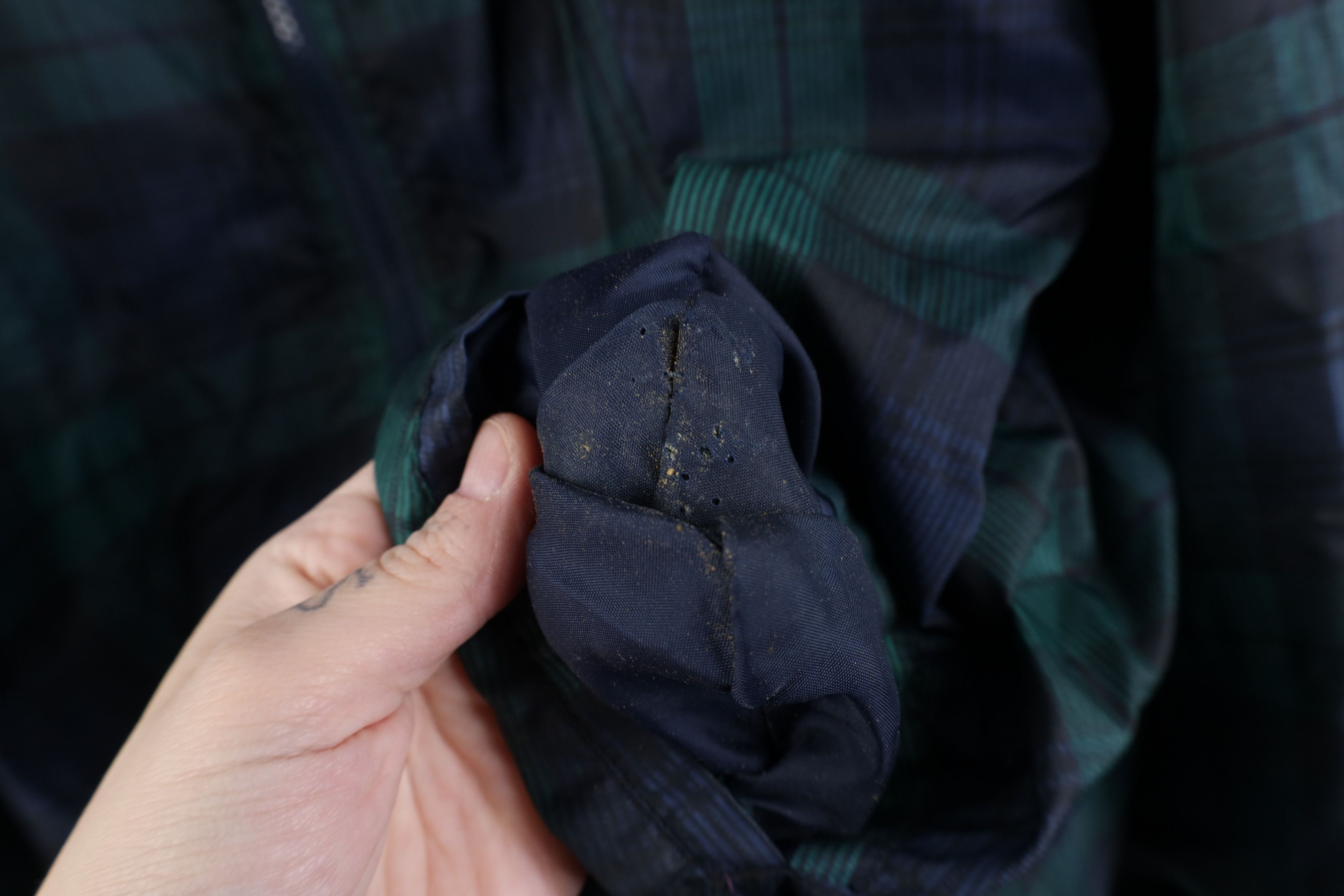 Vintage Vintage 90s Streetwear Fit Full Zip Windbreaker Jacket Plaid Size US XL / EU 56 / 4 - 7 Thumbnail