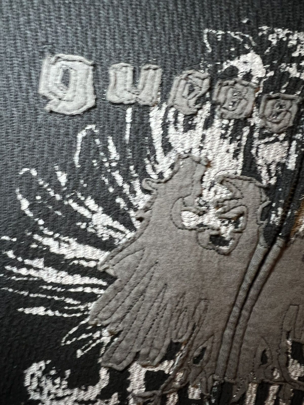 Guess Vintage Guess Jeans knit wing patchwork zip-up hoodie Size US XL / EU 56 / 4 - 5 Thumbnail