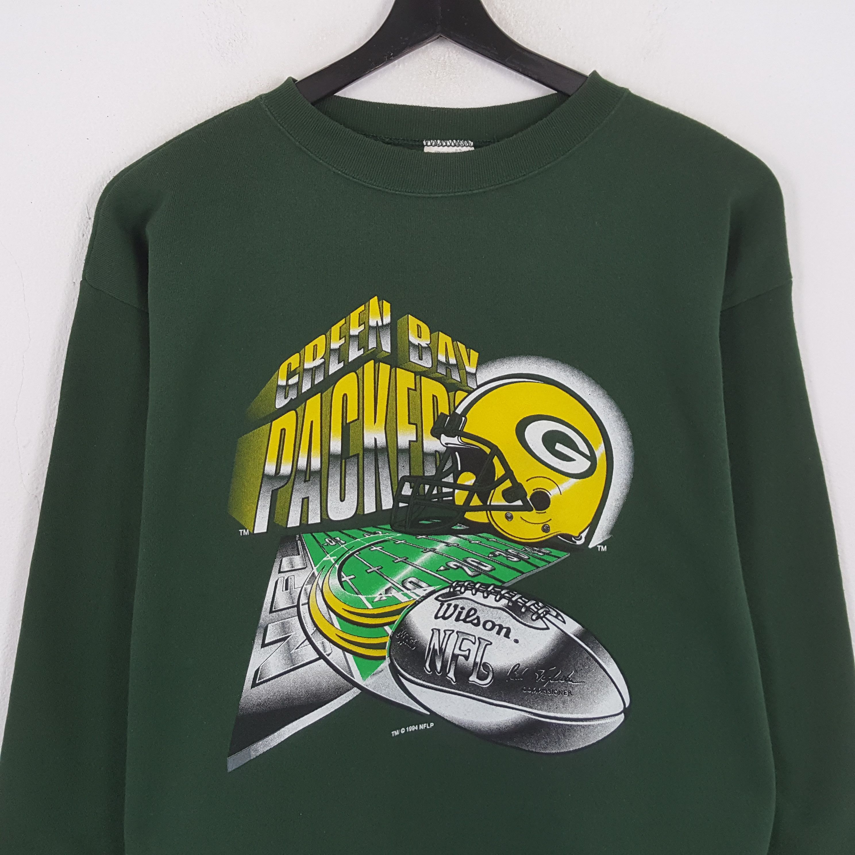 NFL × Vintage GREENBAY PACKERS NFL Football Team Vintage Sweatshirt Size US XL / EU 56 / 4 - 2 Thumbnail