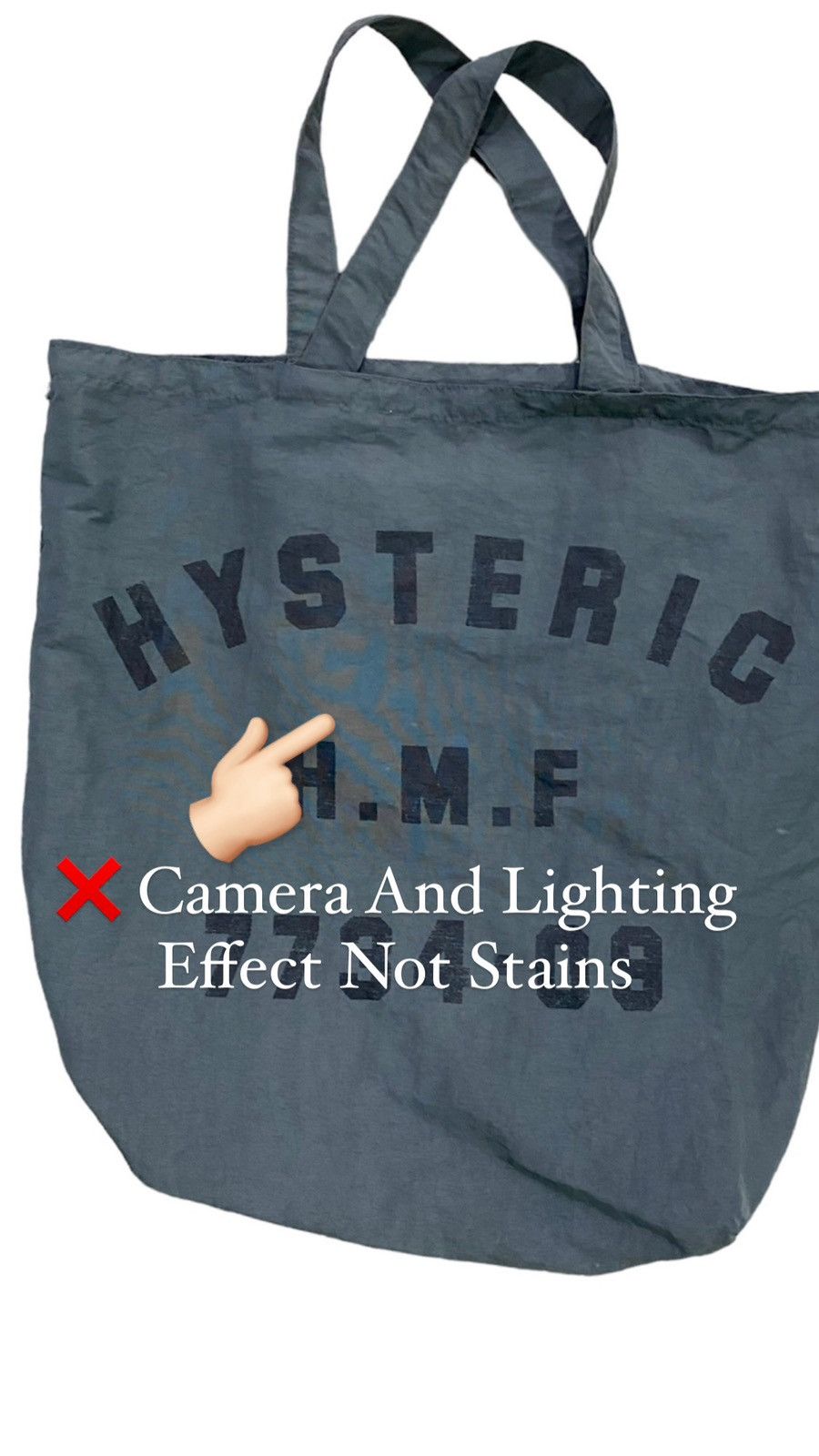 Hysteric Glamour Hysteric Glamour H.M.F 7734-09 Nylon Tote Bag Size ONE SIZE - 2 Thumbnail