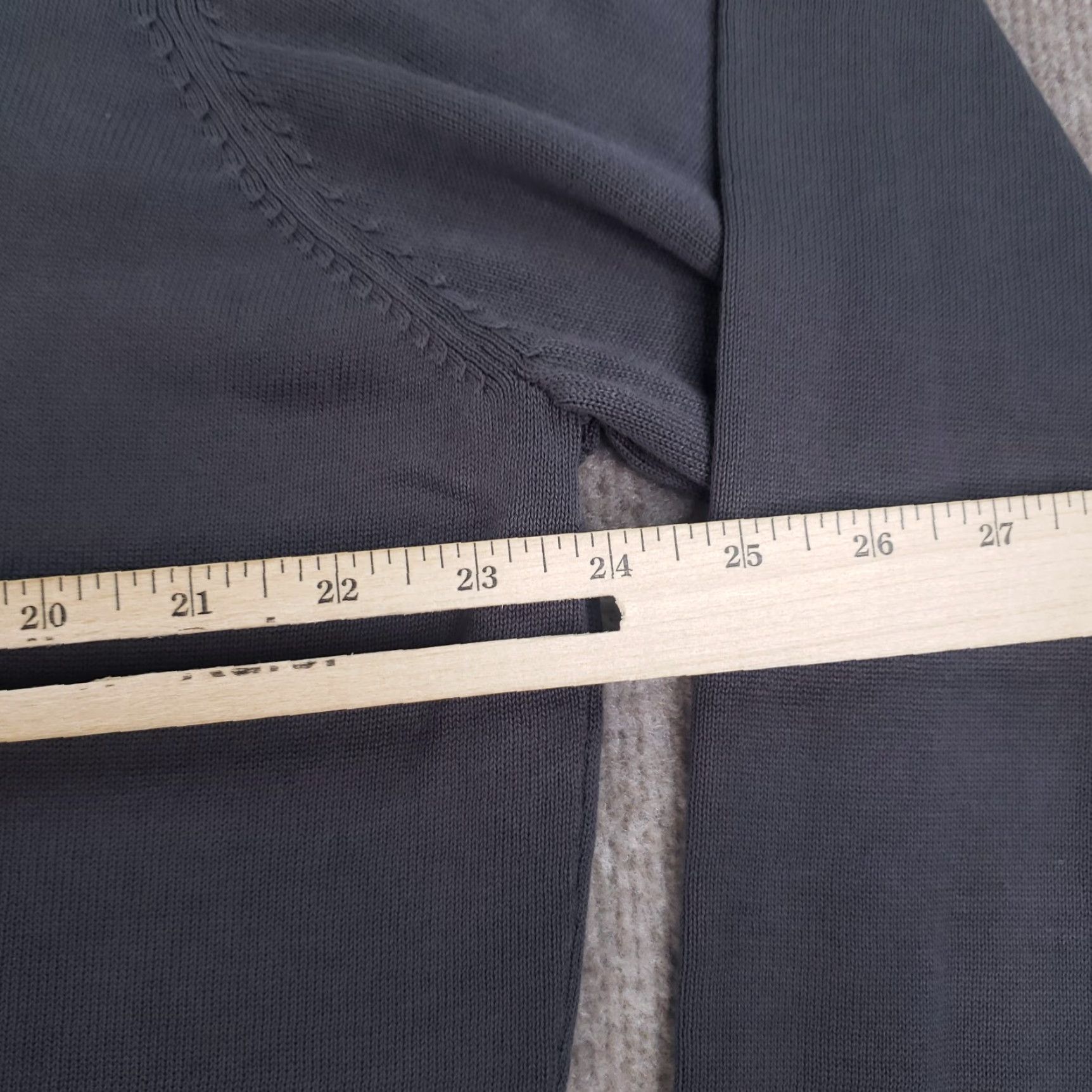 Vintage Greg Norman Golf Sweater Mens Large Gray V-Neck Pullover Long Sleeve Casual Cotton Size US L / EU 52-54 / 3 - 3 Thumbnail