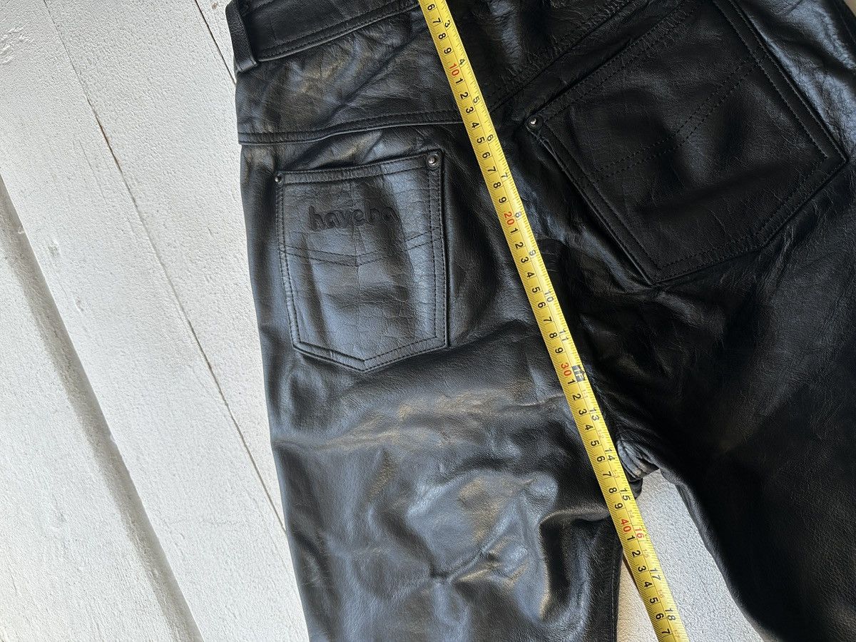 Leather HAVEBA 🚨VNTG leather pants motorcycles Black LUXURY Y2K Size 25" / US 0 / IT 36 - 17 Thumbnail