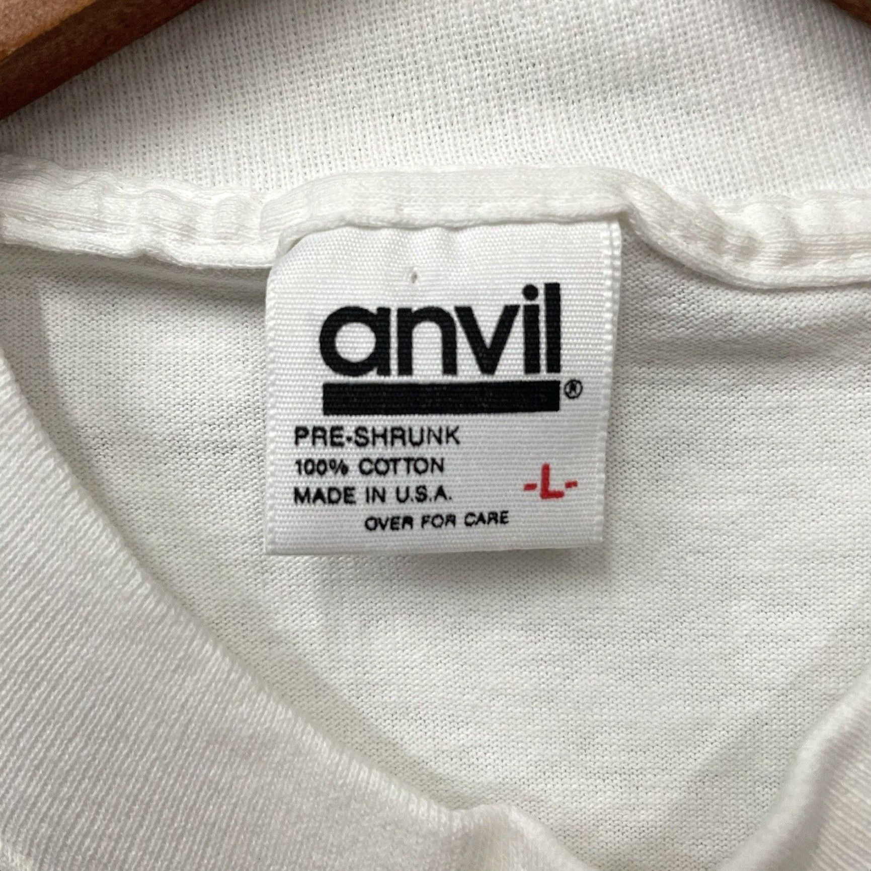 Anvil VINTAGE Operation Desert Storm Graphic Anvil T-Shirt Mens Large White USA Size US L / EU 52-54 / 3 - 4 Thumbnail