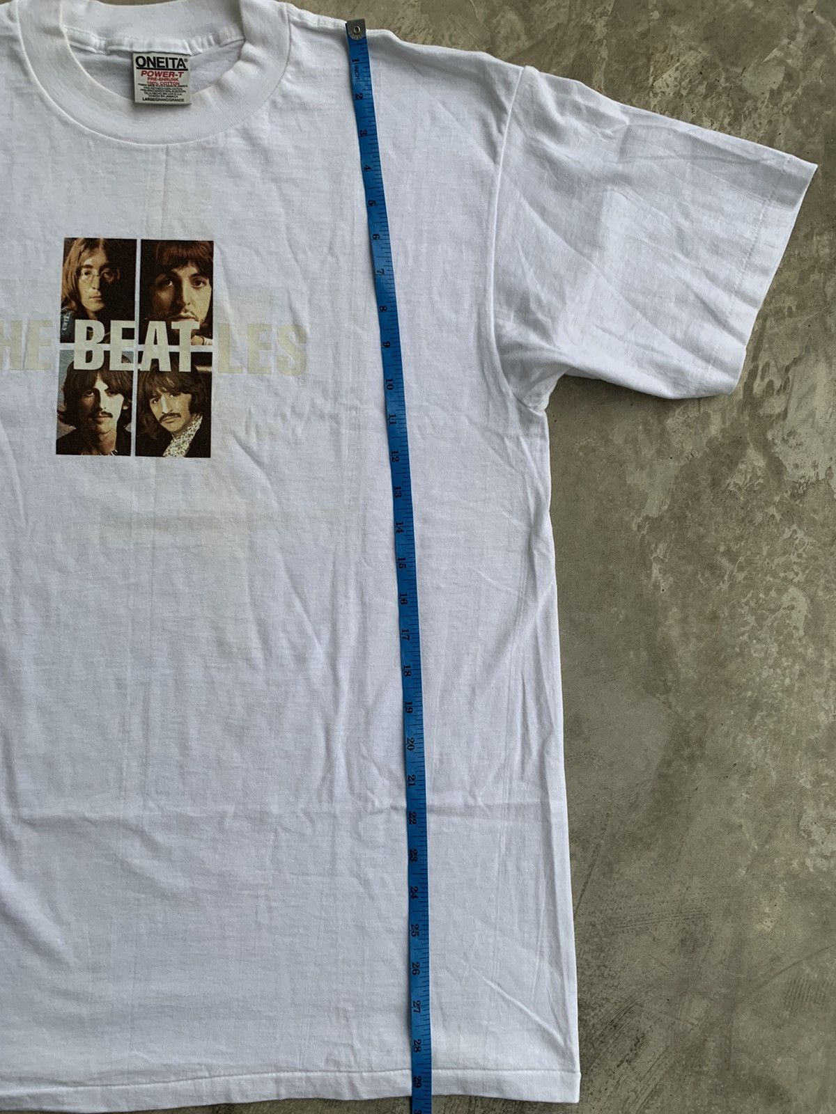 Band Tees × Vintage VINTAGE 90s THE BEATLES WHITE ALBUM T- SHIRT Size US L / EU 52-54 / 3 - 18 Thumbnail