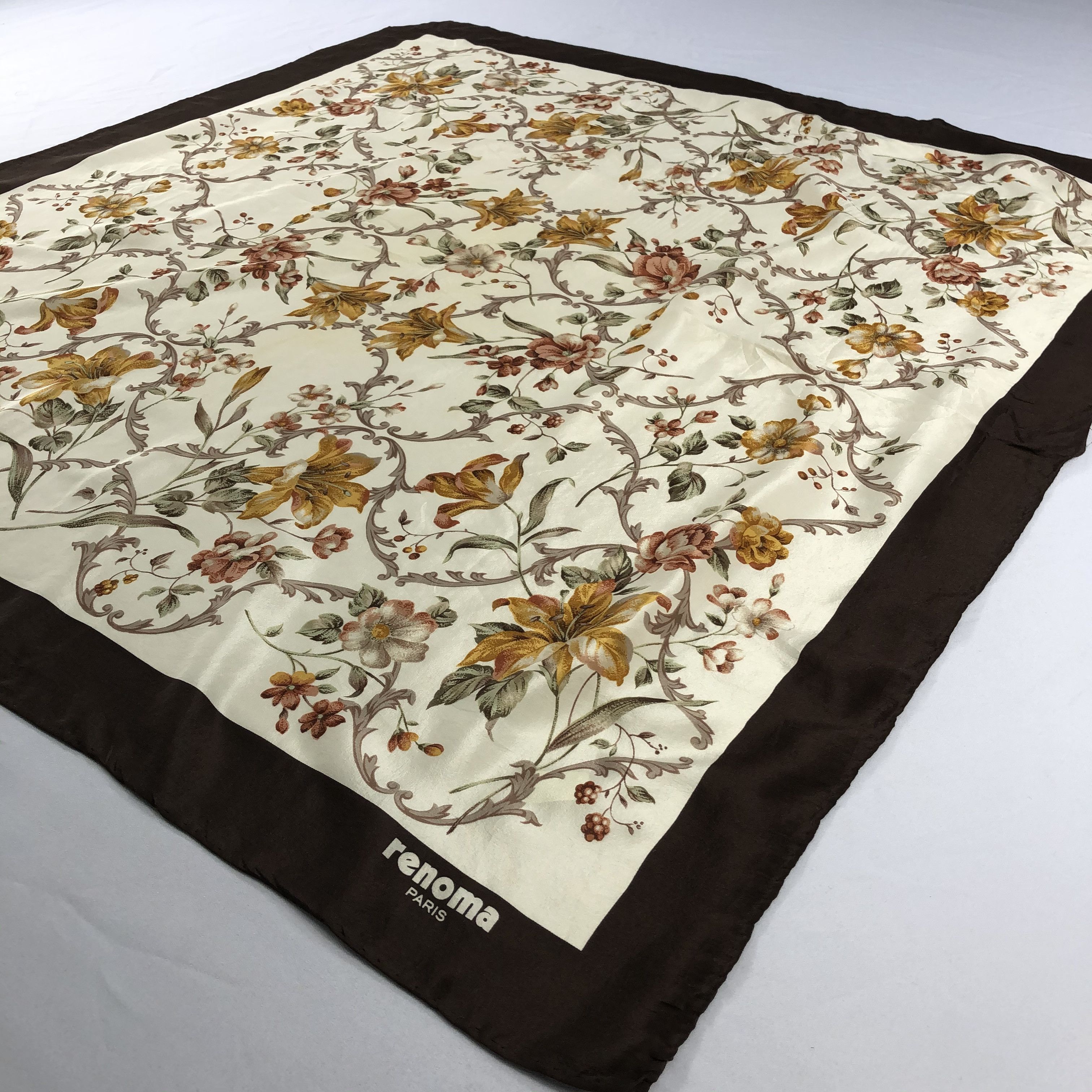 Renoma × Vintage Vintage Renoma Silk Scarf Size ONE SIZE - 3 Thumbnail