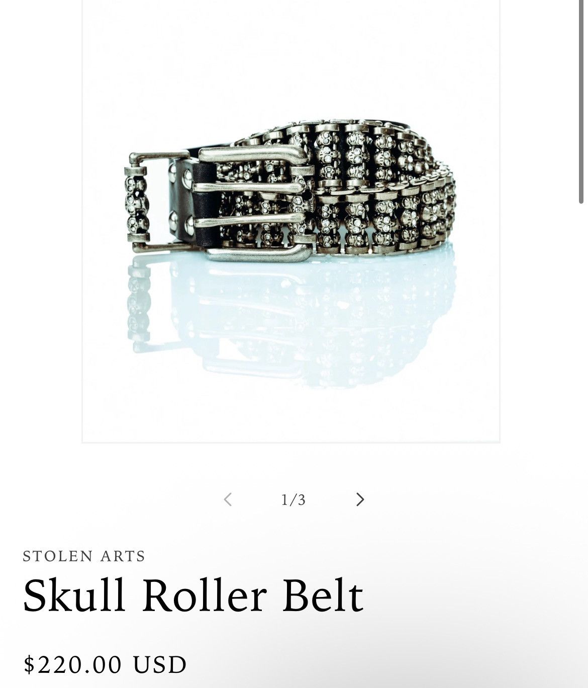 Japanese Brand × Other × Streetwear Stolen Arts skull Roller