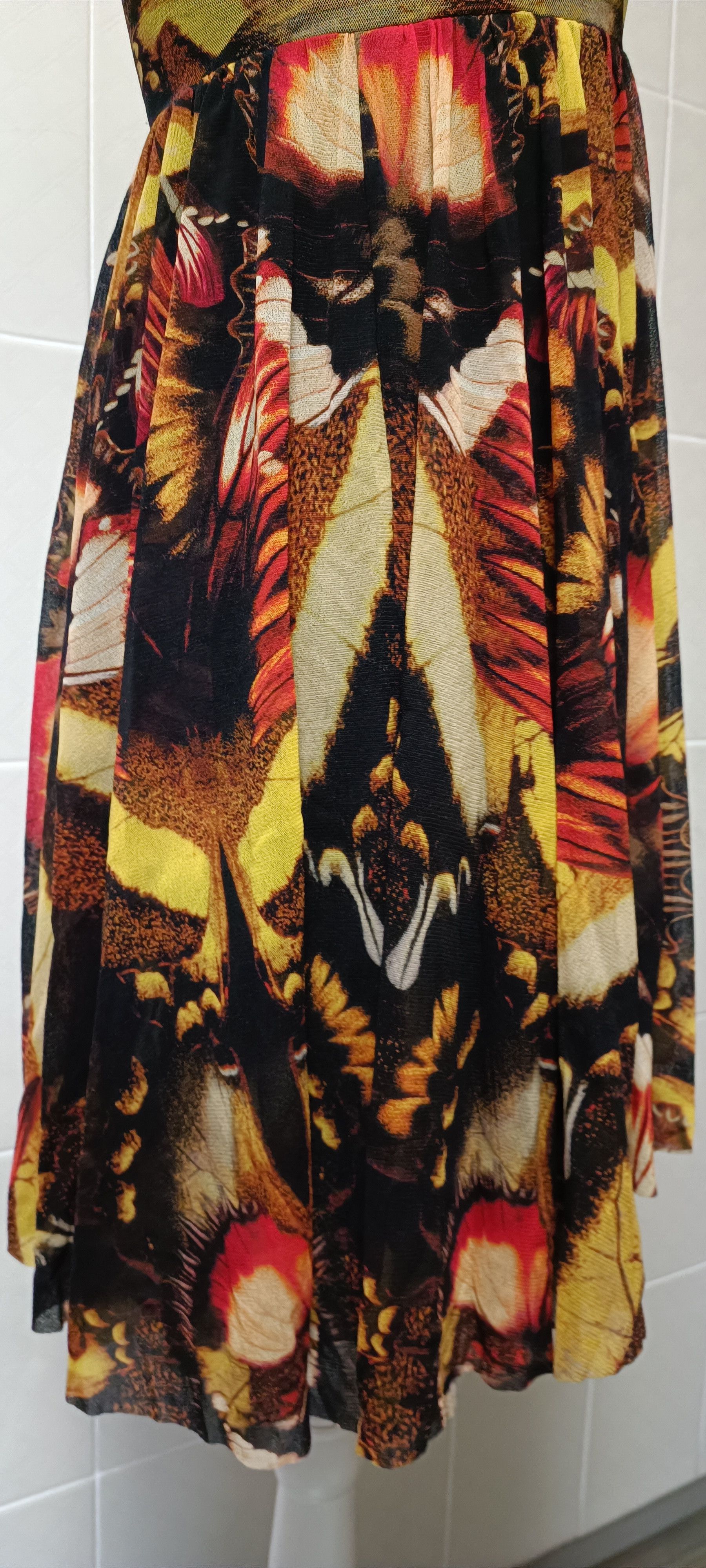 Jean Paul Gaultier 2000's - Butterflies MIDI dress Size S / US 4 / IT 40 - 8 Thumbnail