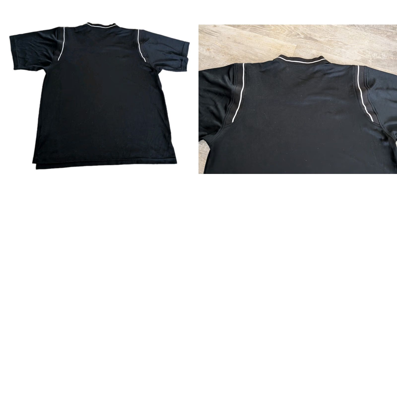 Nike VINTAGE Nike Team Shirt Mens Black Jersey Tee Shirt V-Neck Size L USA Made Size US L / EU 52-54 / 3 - 9 Thumbnail